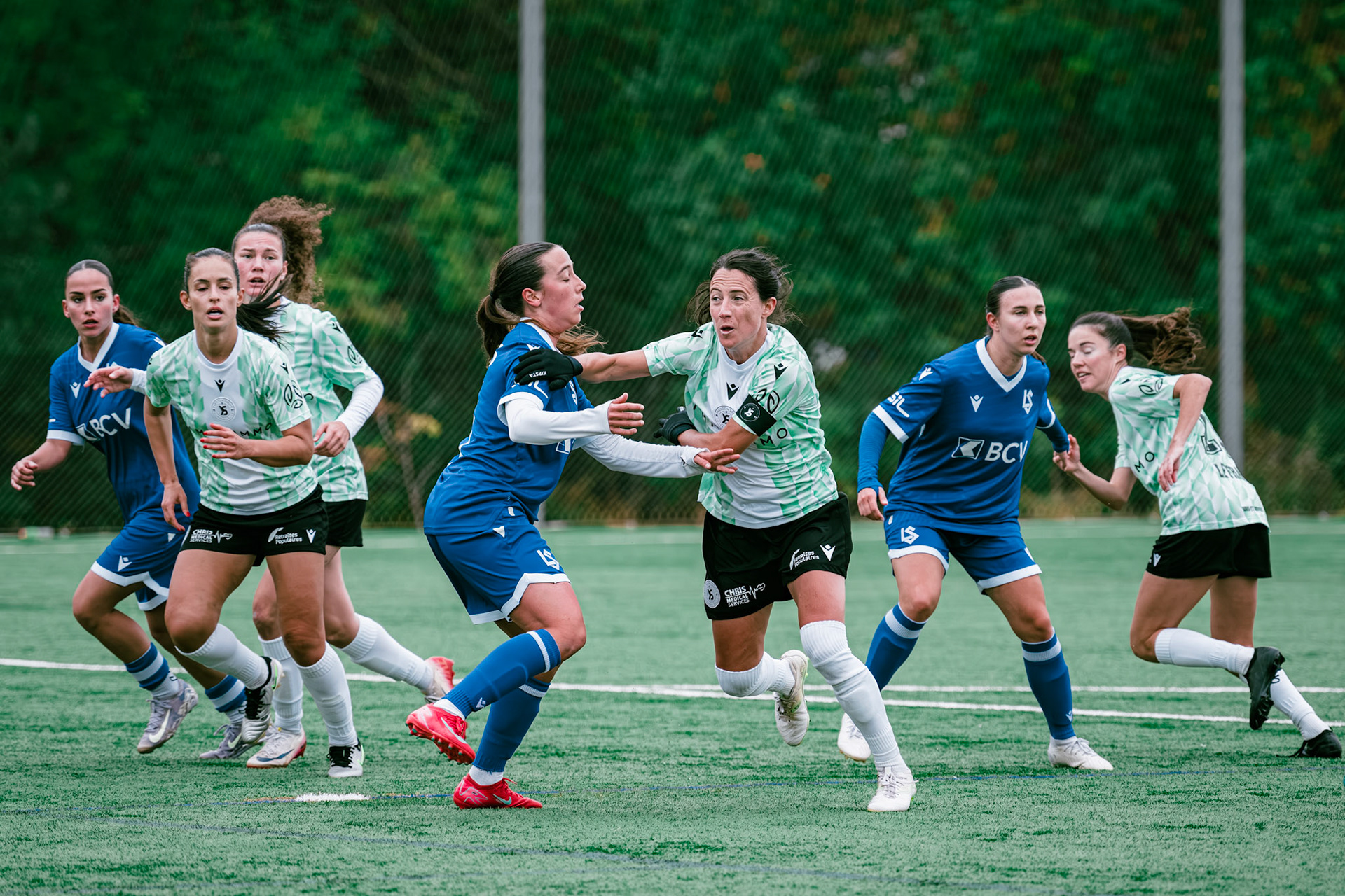 Match AXA Women’s Cup (1/16 de finale) opposant FC Lausanne-Sport et Yverdon Sport FC au Centre sportif de la Tuilière. (Christian António/LibsVisuals.com)