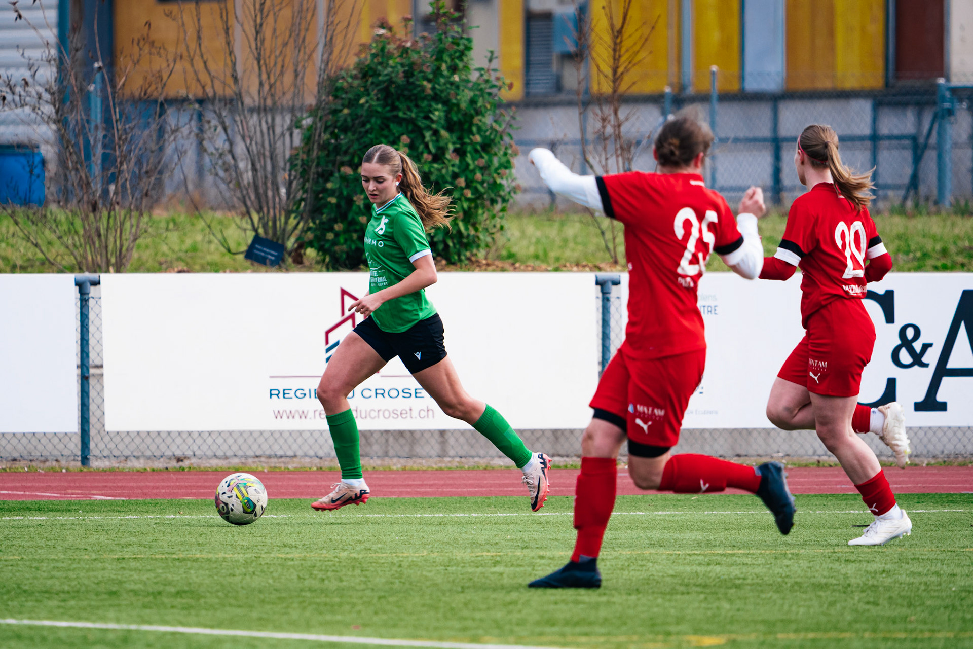 Match Amical entre FC Renens et Yverdon Sport FC au Stade sportif du Croset. (Christian António/LibsVisuals.com)