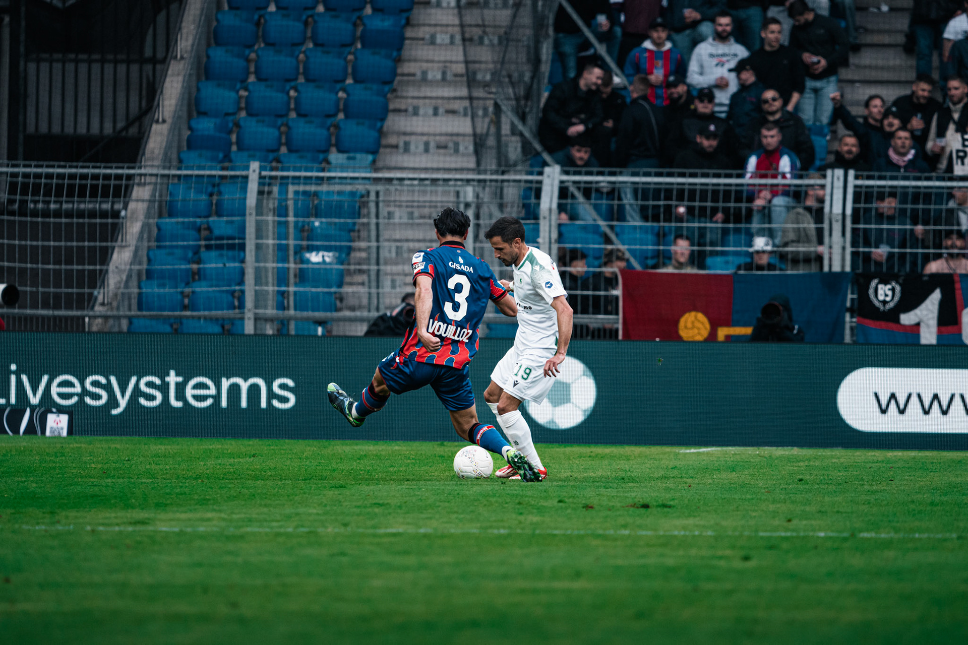 FC Basel 1893 et Yverdon Sport FC au St. Jakob-Park. (Christian António/LibsVisuals.com)