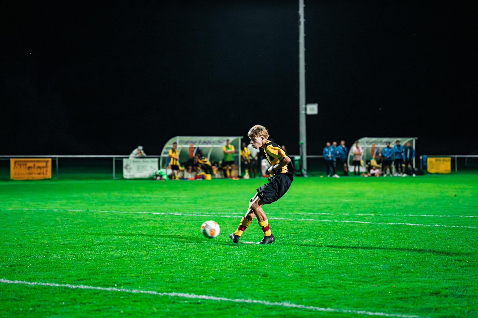 Match BCV Cup opposant FC Corcelles-Payerne I – FC Poliez-Pittet IA à la Place de sports Freybonnaz. (Christian António/LibsVisuals.com)