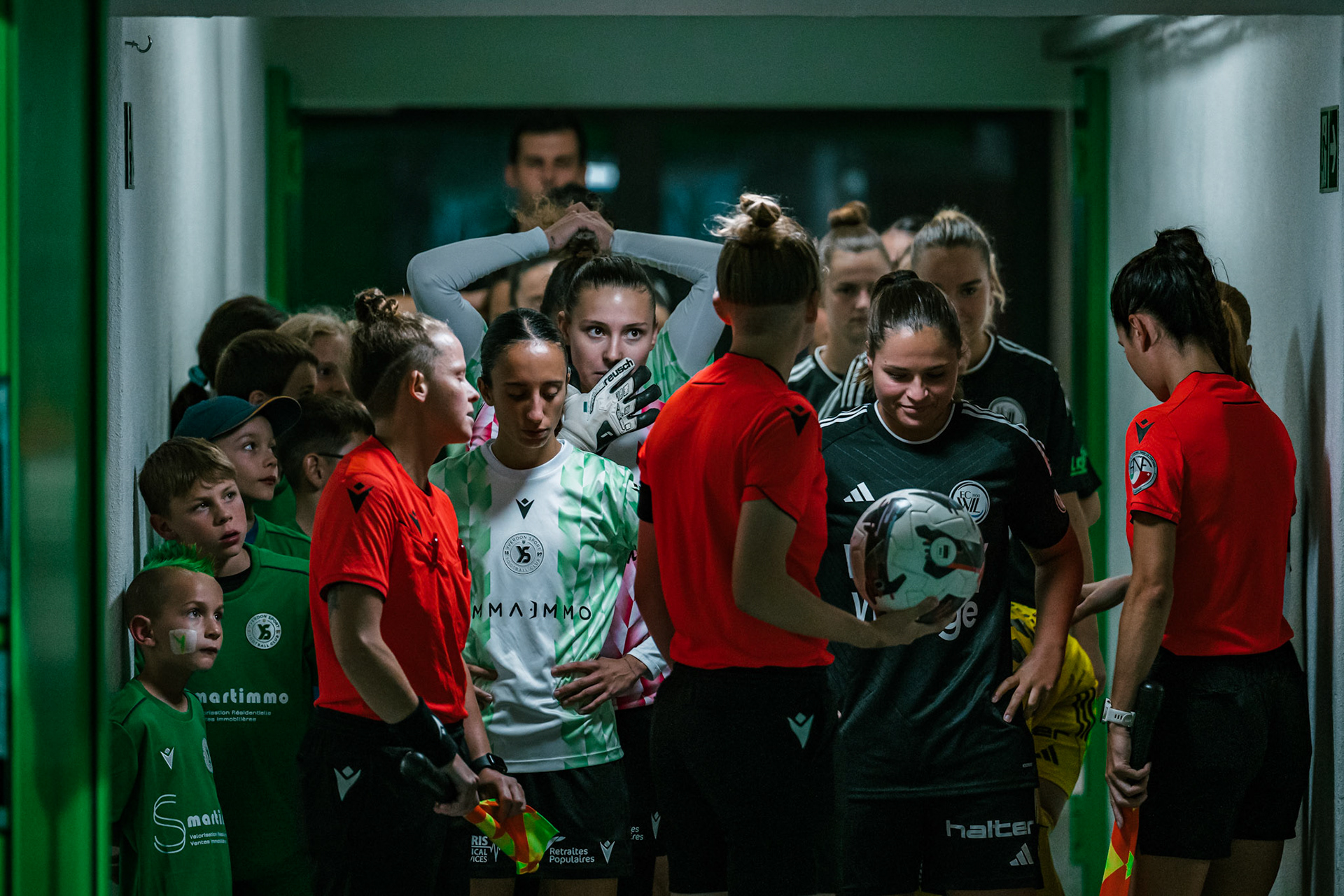 Match de championnat LNB (féminine) opposant Yverdon Sport FC et FC Wil 1900 au Stade Municipal, Yverdon. (Christian António/LibsVisuals.com)