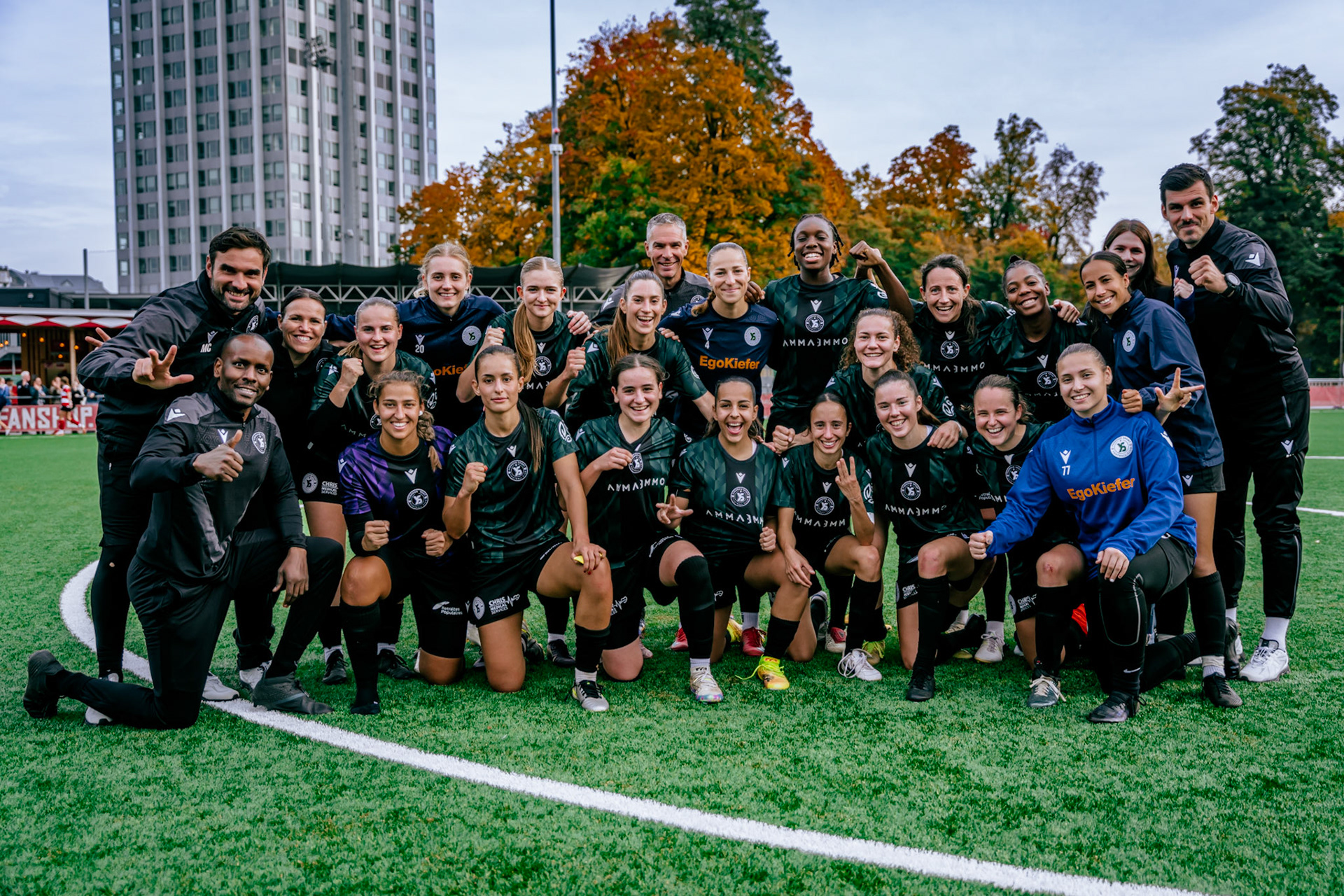 Match de championnat LNB Féminine opposant le FC Winterthur et Yverdon Sport FC au Schützenwiese, Winterthur. (Christian António/LibsVisuals.com)