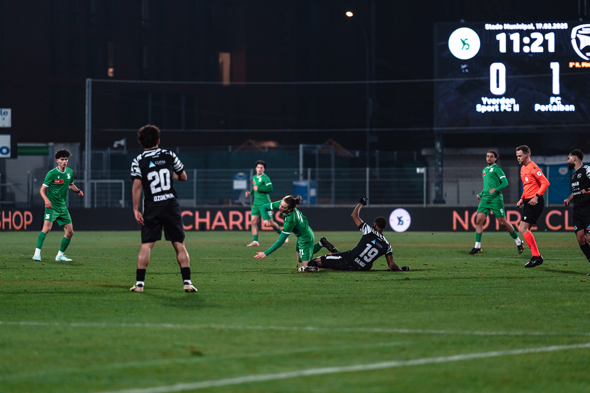 Yverdon Sport FC et Portalban-Gletterens au Stade Municipal (Christian António/LibsVisuals.com)