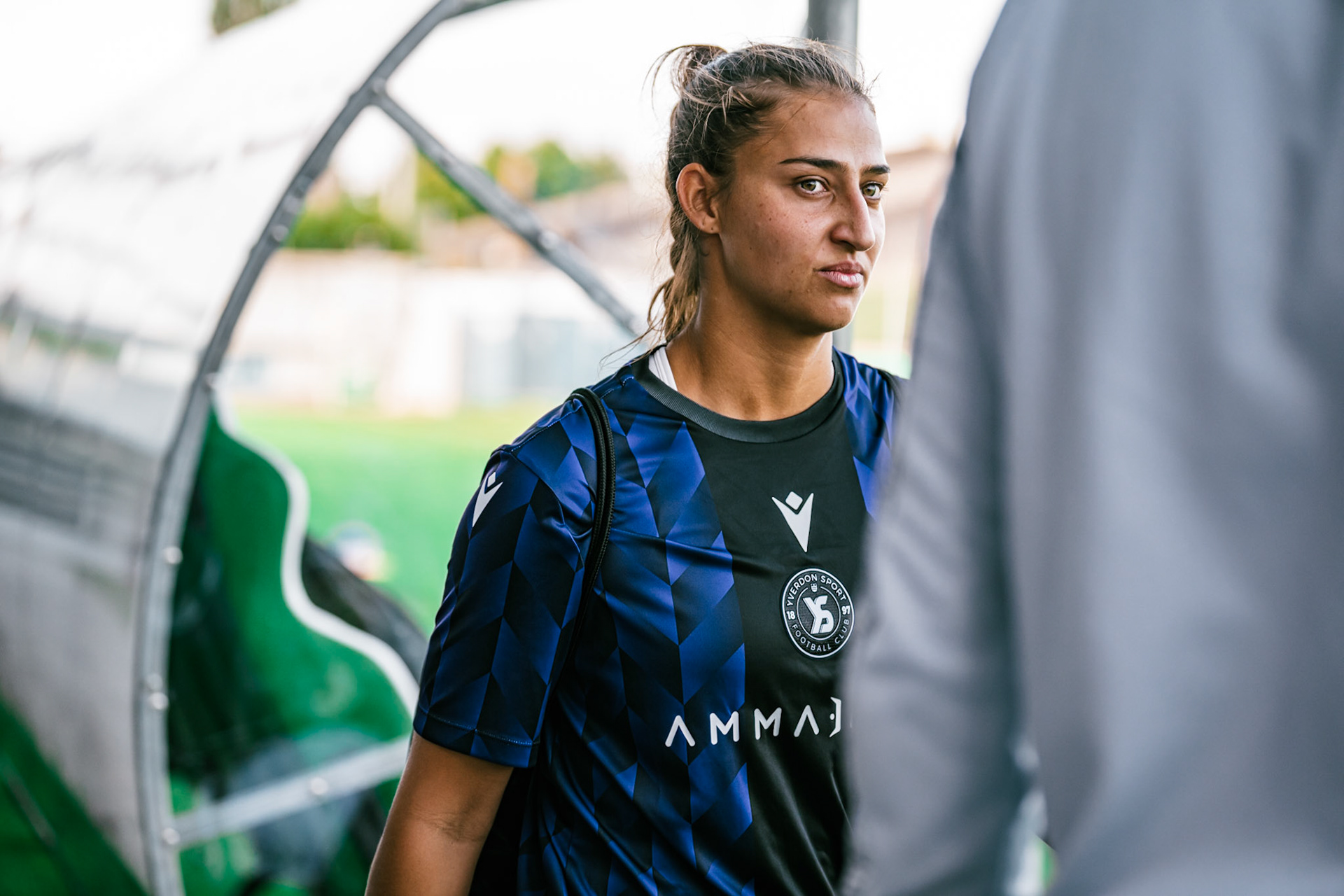 Match championnat LNB féminine opposant Yverdon Sport FC et FC Schlieren au Stade Municipal. (Christian António/LibsVisuals.com)