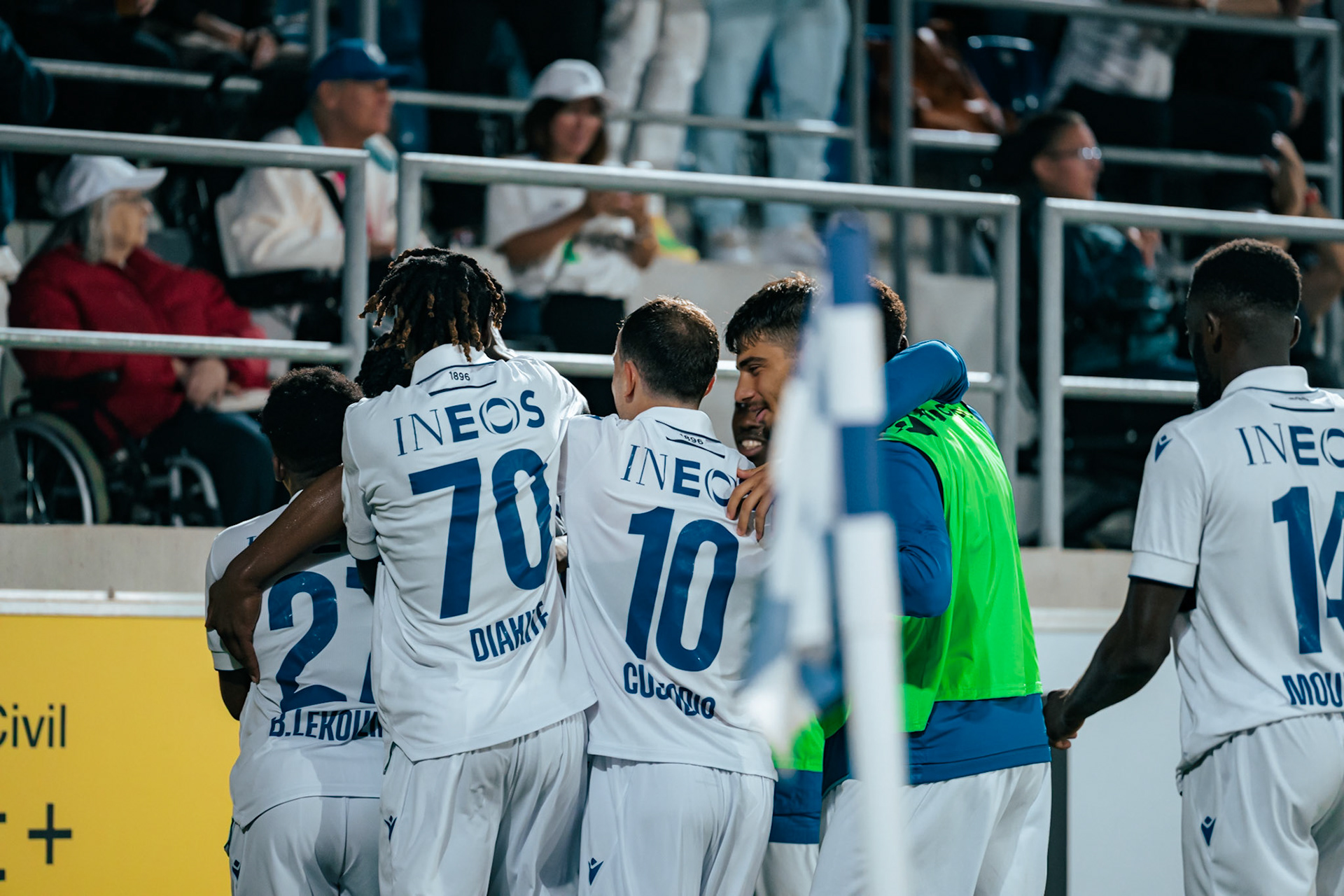 Match aller du tour de barrage de l’UEFA Europa Conference League 2025/26 opposant Lausanne-Sport et le Beşiktaş JK au Stade de la Tuilière. (Christian António/LibsVisuals.com)