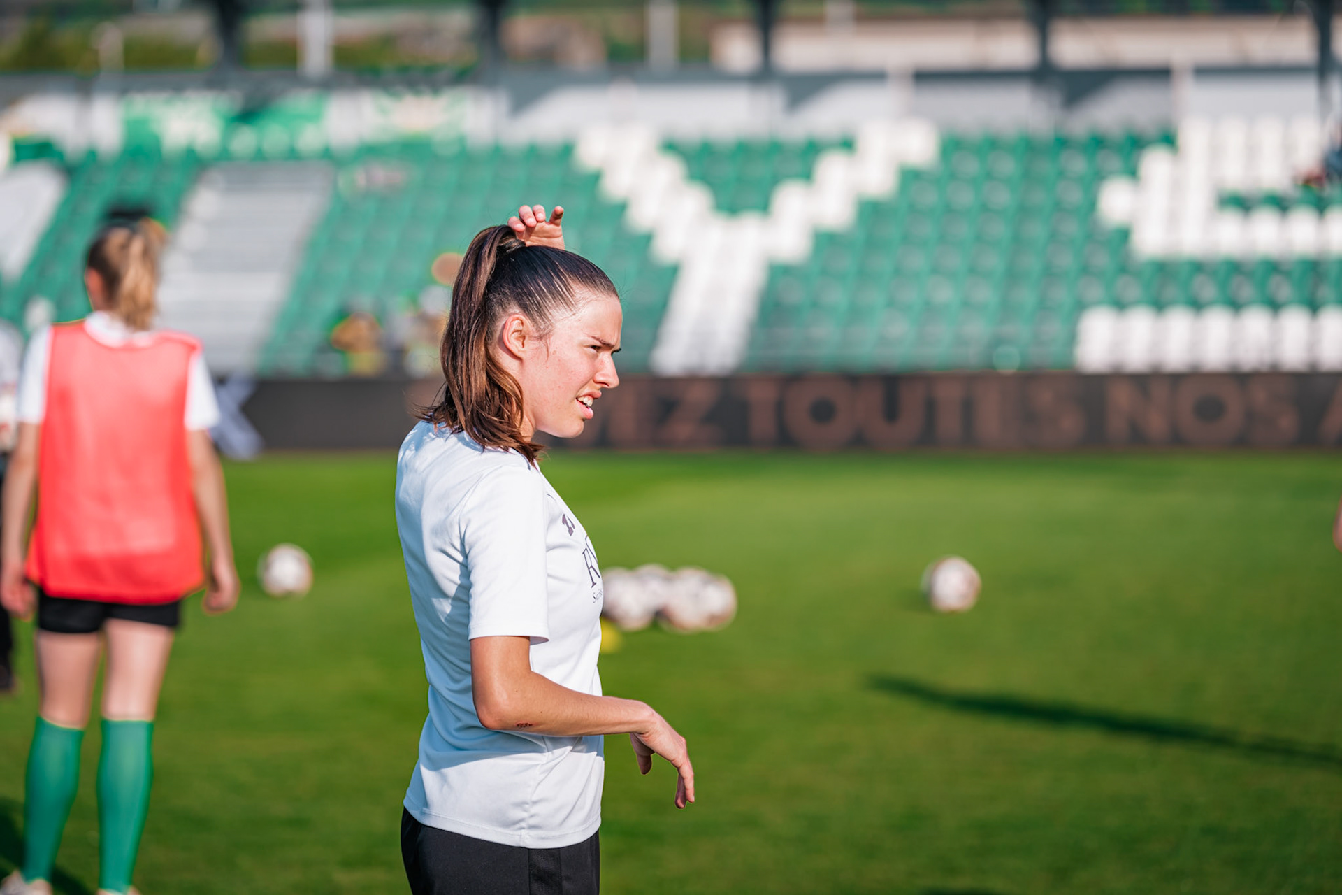 Yverdon Sport FC et Frauenteam Thun Berner-Oberland au Stade Municipal. (Christian António/LibsVisuals.com)