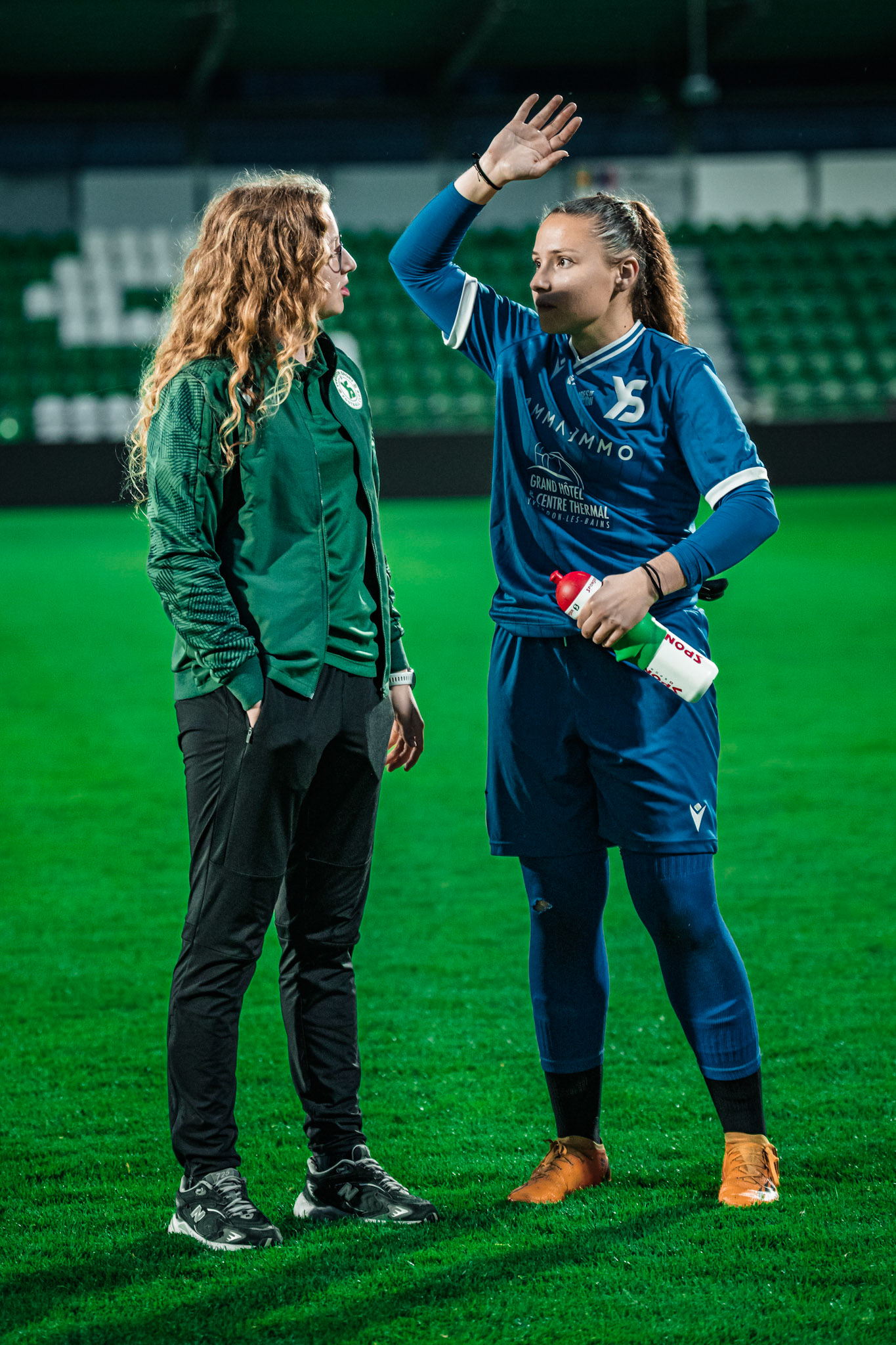 Yverdon Sport FC et FC Rapperswil-Jona au Stade Municipal. (Christian António/LibsVisuals.com)