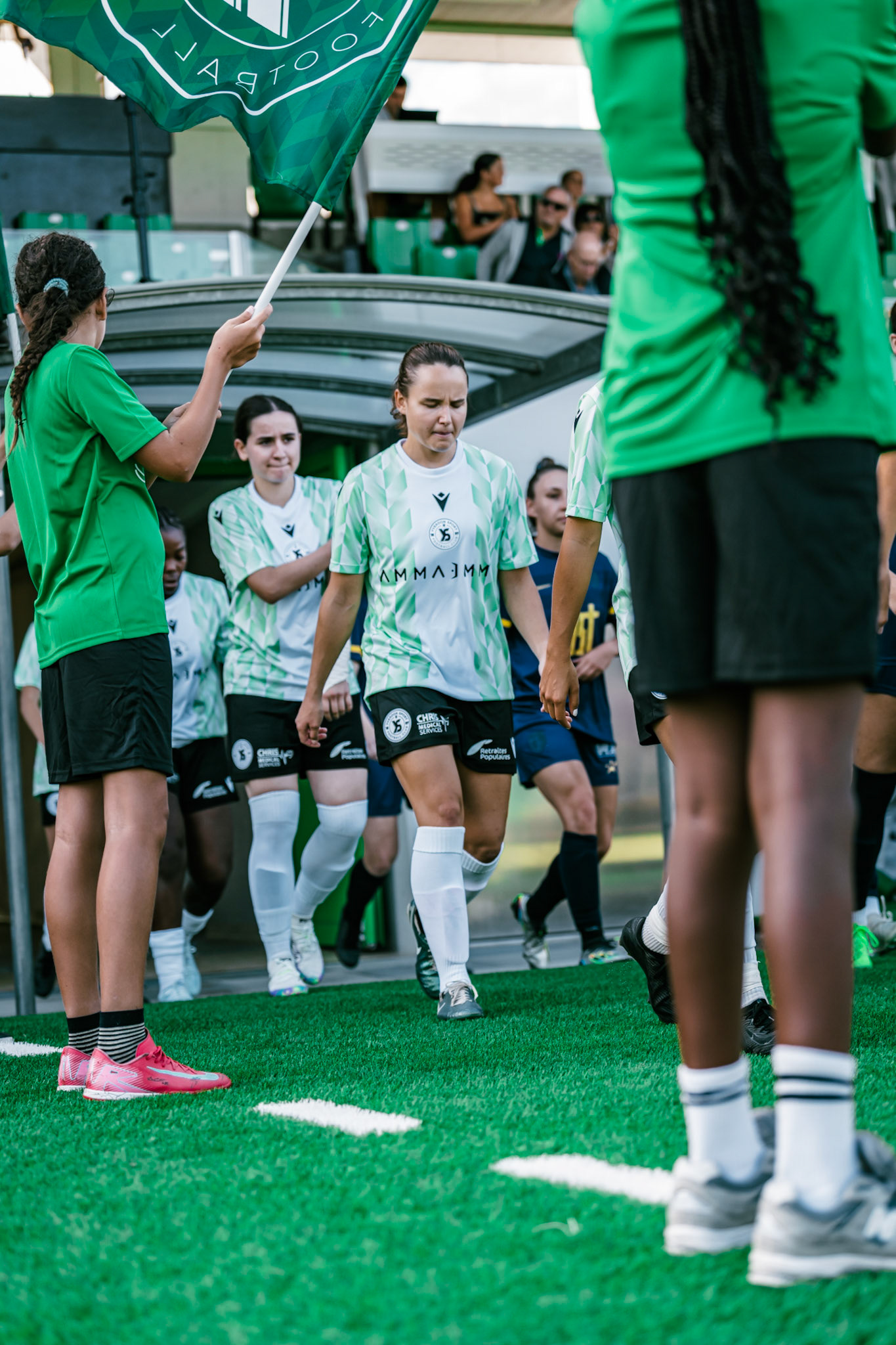 Match championnat LNB féminine opposant Yverdon Sport FC et FC Schlieren au Stade Municipal. (Christian António/LibsVisuals.com)