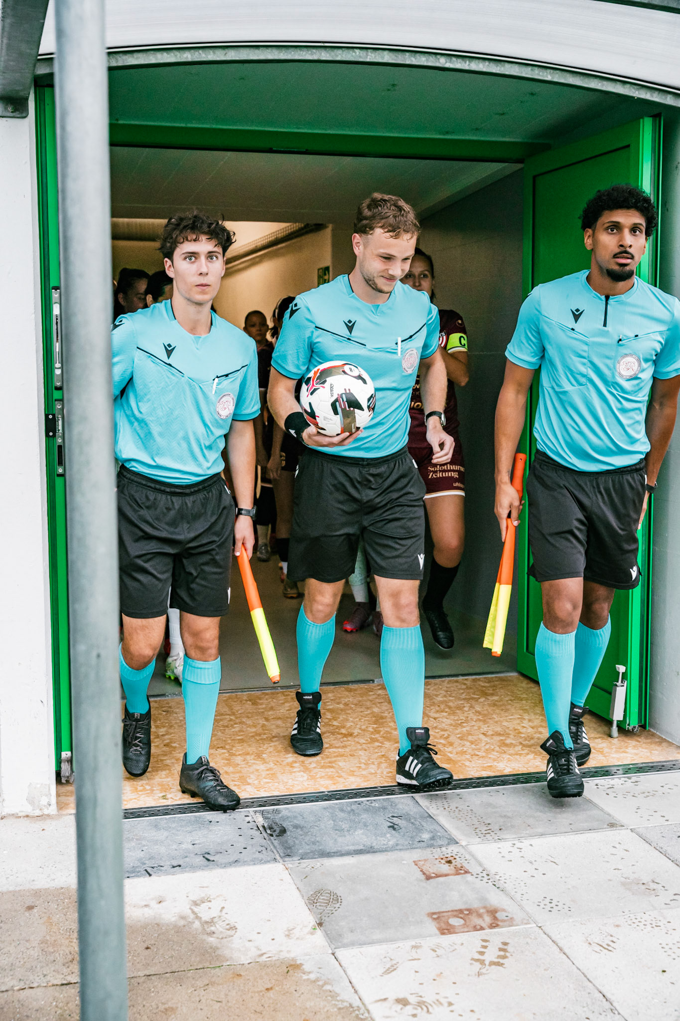 Match championnat LNB féminine opposant Yverdon Sport FC et FC Solothurn Frauen au Stade Municipal. (Christian António/LibsVisuals.com)