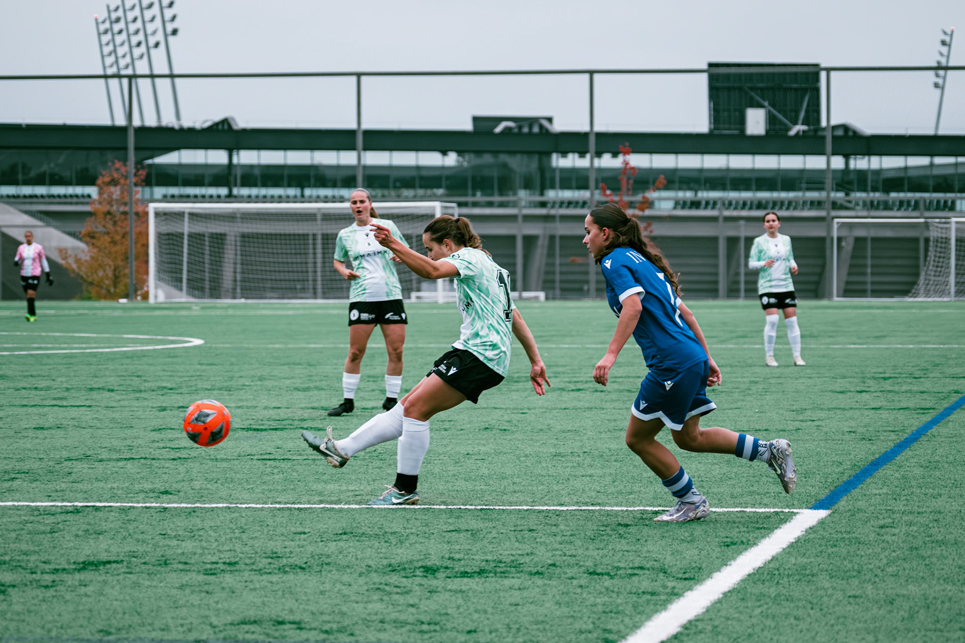 Match AXA Women’s Cup (1/16 de finale) opposant FC Lausanne-Sport et Yverdon Sport FC au Centre sportif de la Tuilière. (Christian António/LibsVisuals.com)