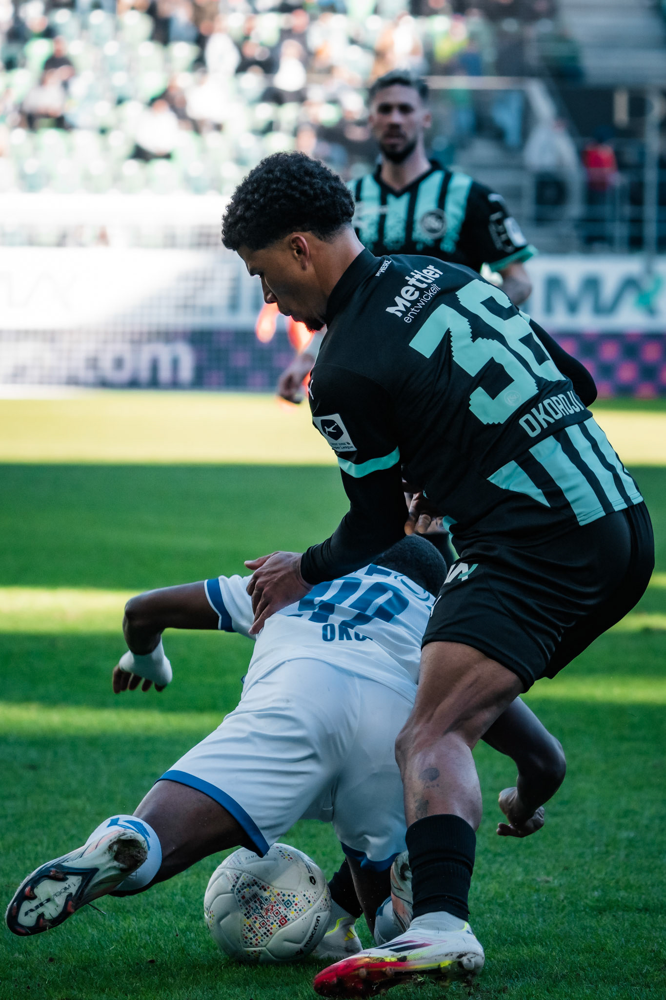 FC Saint-Gall 1879 et Lausanne-Sport FC au Kybunpark. (Christian António/LibsVisuals.com)