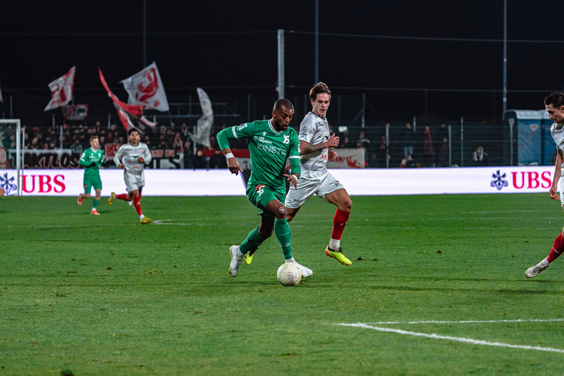 Yverdon Sport FC et FC Winterthur au Stade Municipal. (Christian António/LibsVisuals.com)