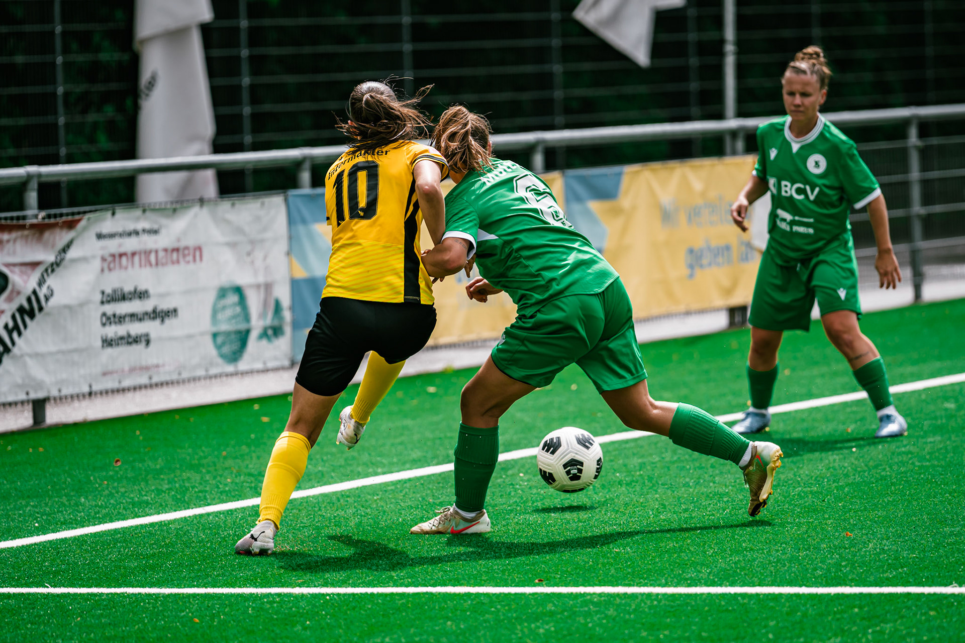 Match championnat opposant BSC YB Frauen U-20 - Yverdon Sport U-20 au Sportplatz Wyler. (Christian António/LibsVisuals.com)