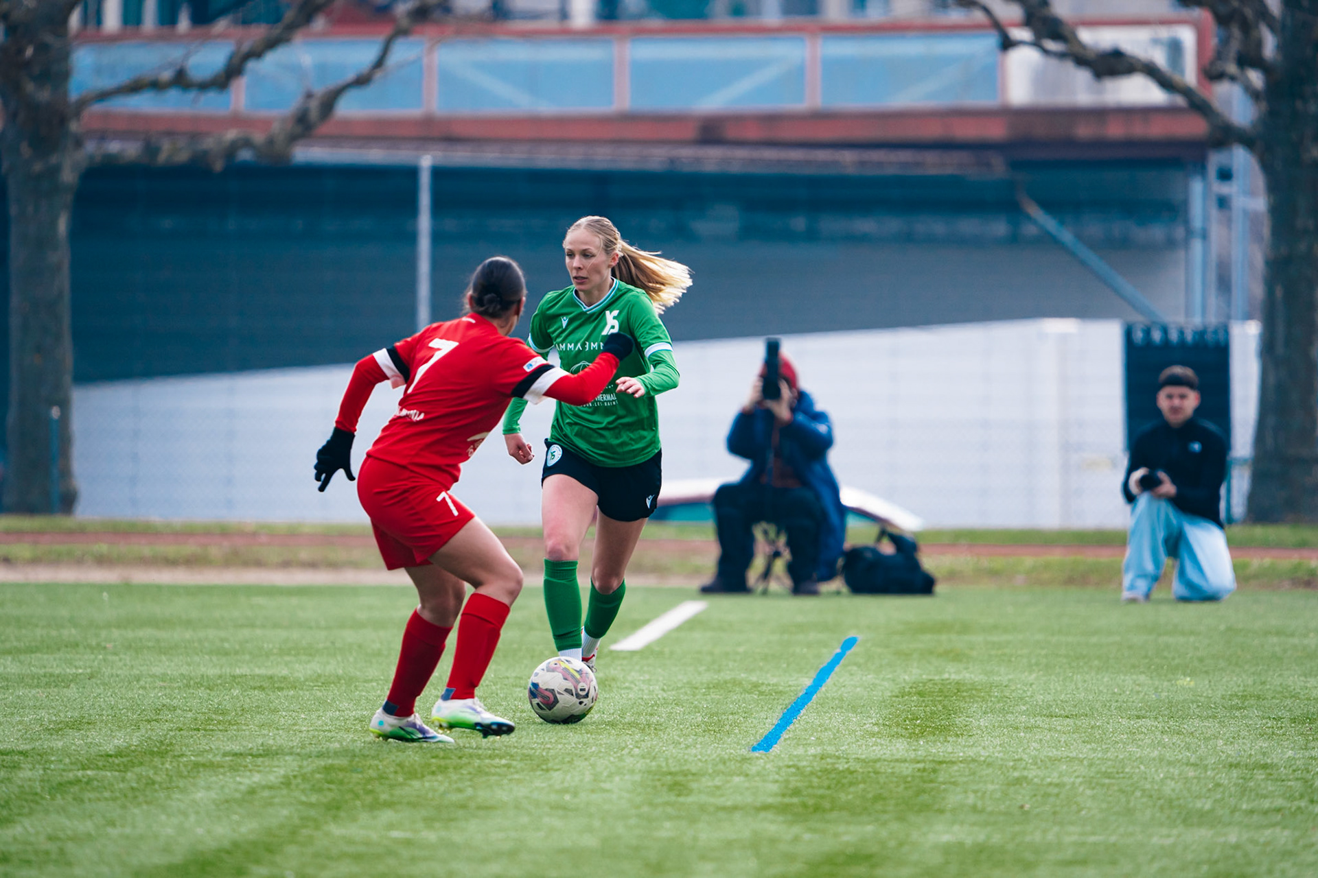 Match Amical entre FC Renens et Yverdon Sport FC au Stade sportif du Croset. (Christian António/LibsVisuals.com)