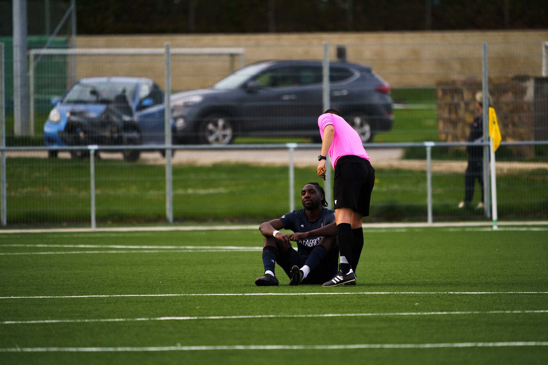 Match 2ème Ligue FC Champagne - FC Grandson-Tuileries au Terrain de Sport de Derrière-Ville à Champagne
