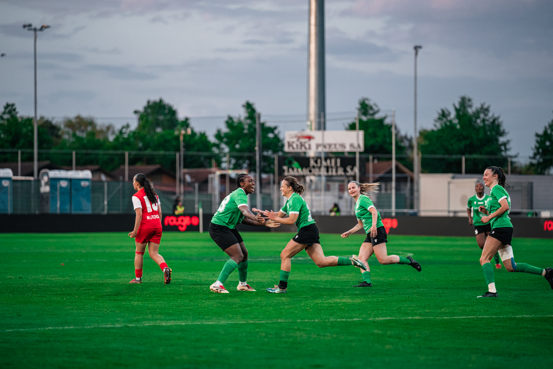 Yverdon Sport FC et FC Rapperswil-Jona au Stade Municipal. (Christian António/LibsVisuals.com)