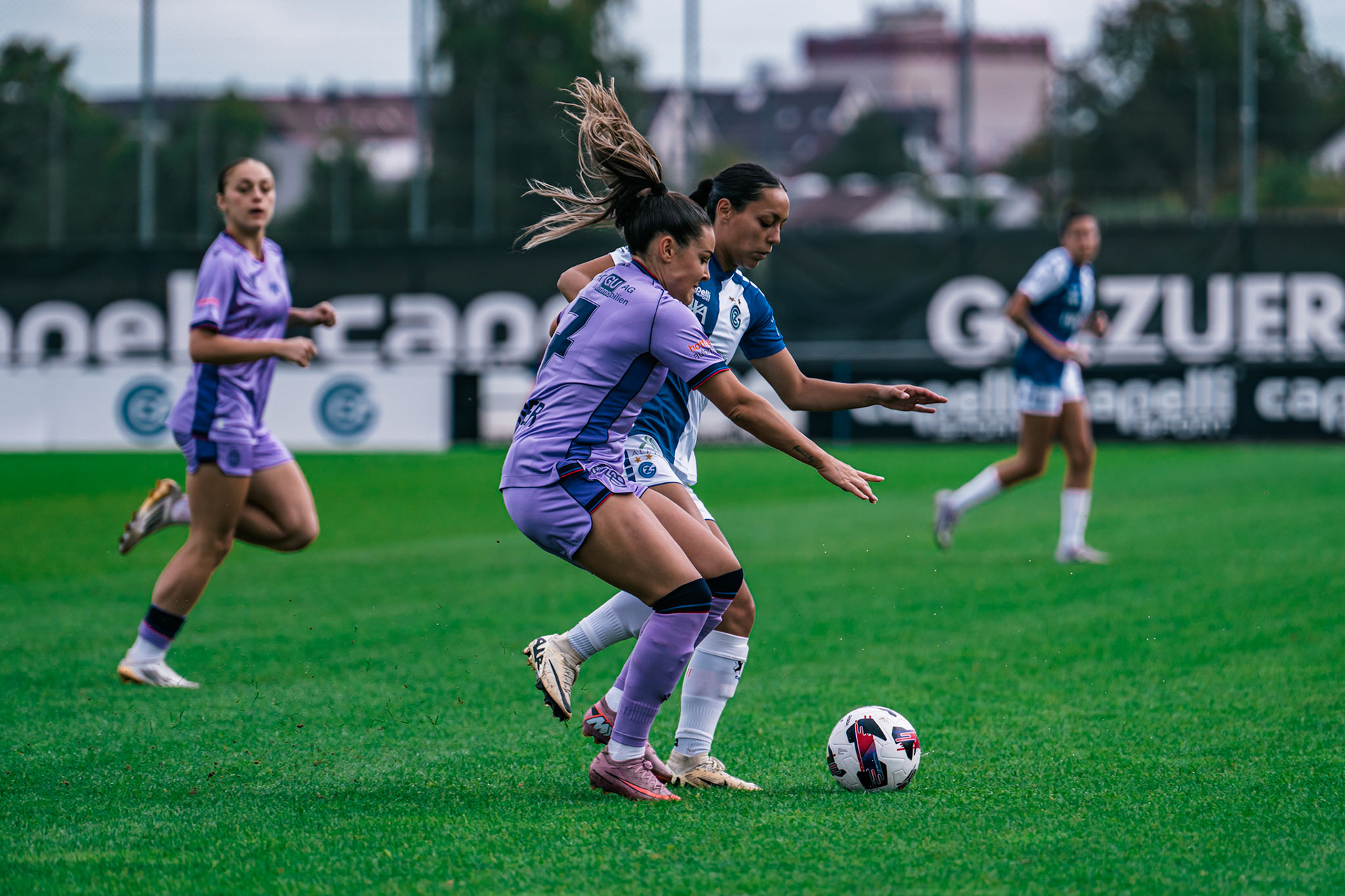 Match de l’AXA Women’s Super League opposant GC Frauenfussball et FC Basel 1893 au GC/Campus, Niederhasli (Platz 1). (Christian António/LibsVisuals.com)