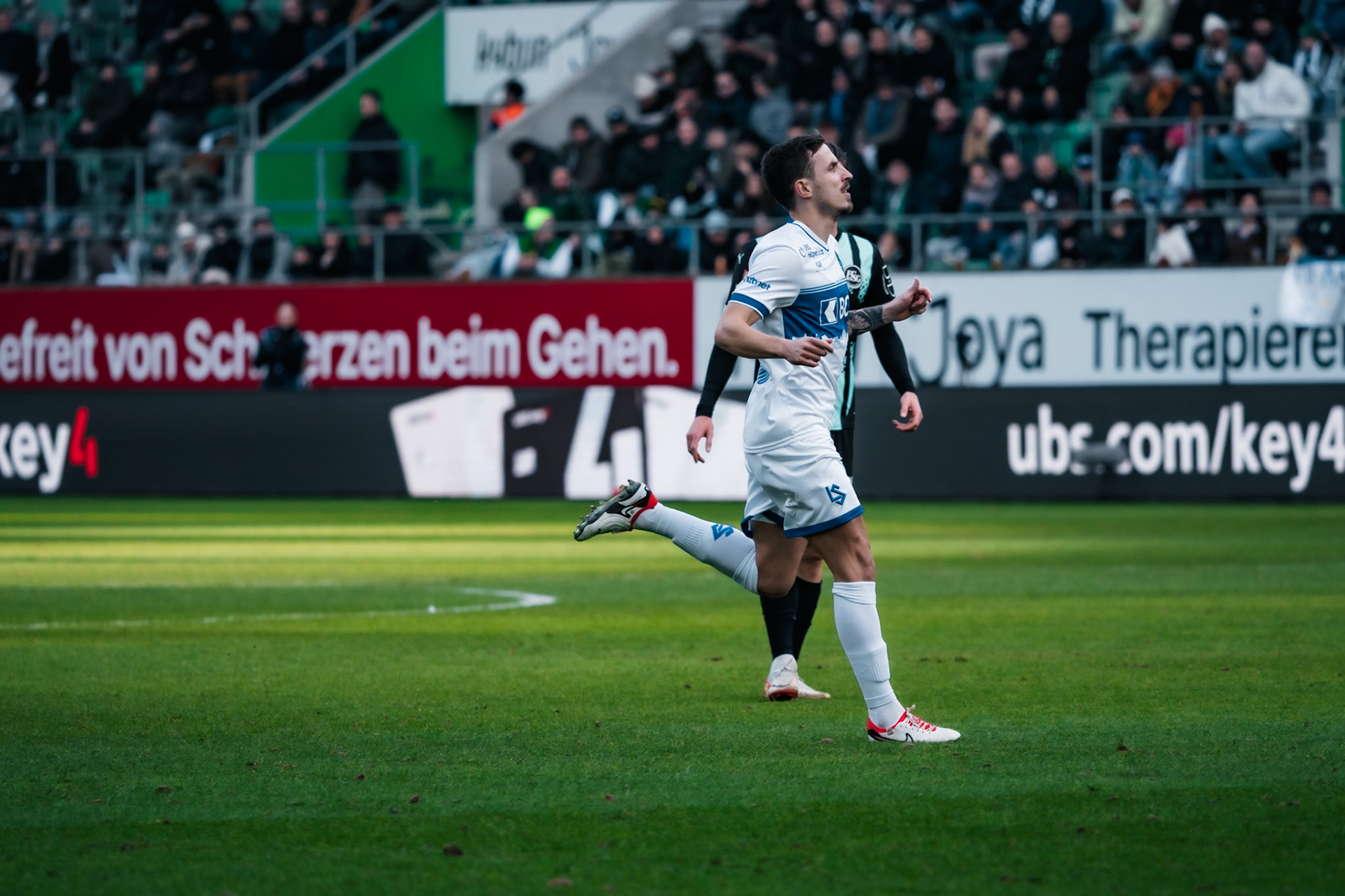 FC Saint-Gall 1879 et Lausanne-Sport FC au Kybunpark. (Christian António/LibsVisuals.com)