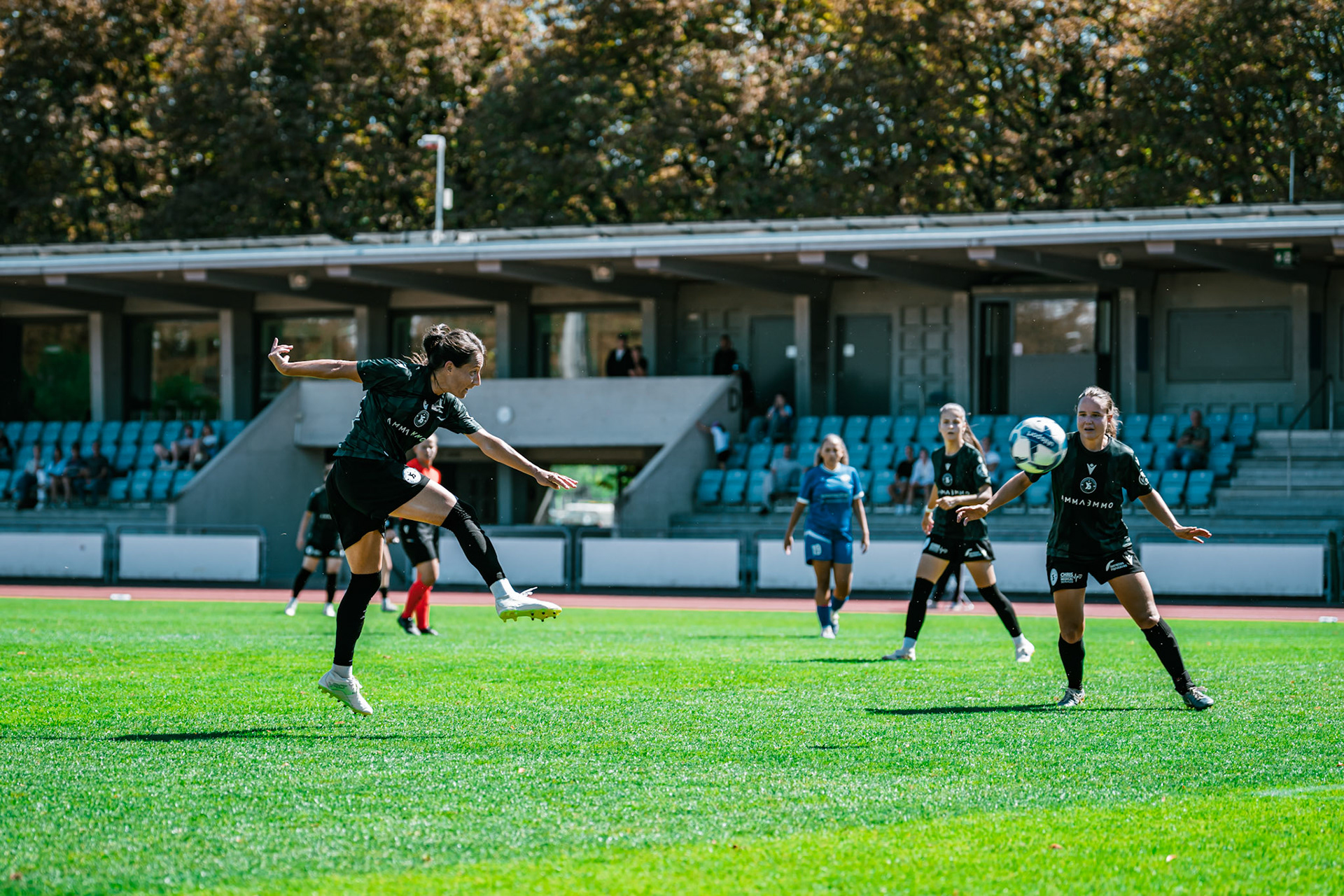 Match AXA Women’s Cup opposant FC Concordia Basel - Yverdon Sport FC au Sportanlagen St. Jakob. (Christian António/LibsVisuals.com)