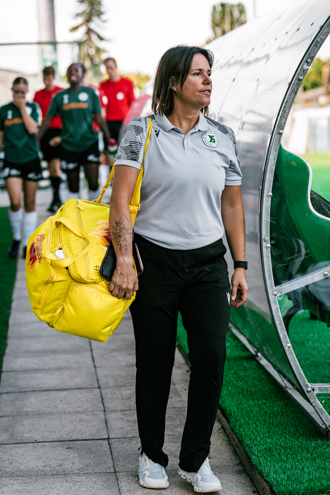 Match championnat LNB féminine opposant Yverdon Sport FC et FC Schlieren au Stade Municipal. (Christian António/LibsVisuals.com)