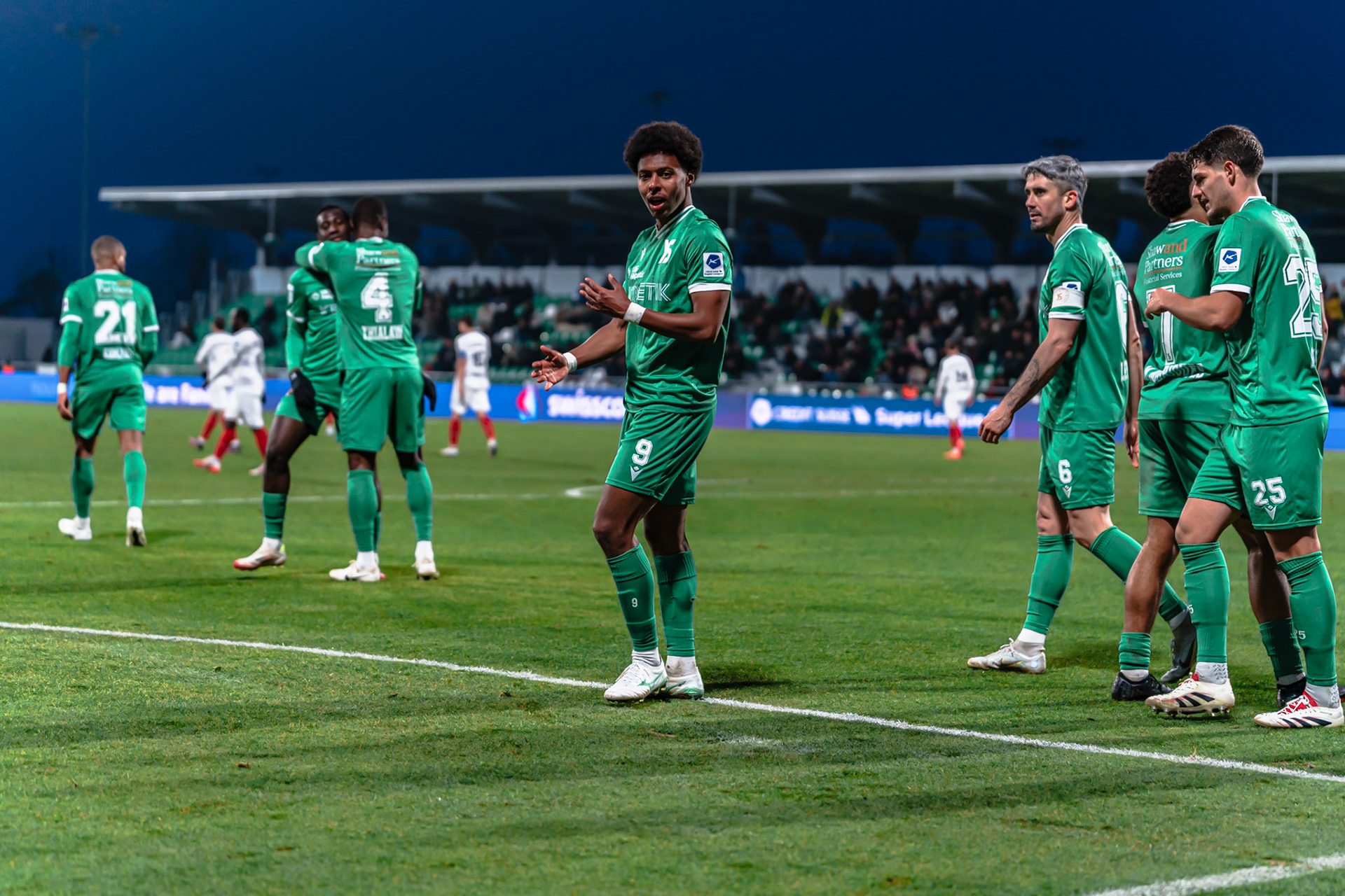 Yverdon Sport FC et FC Winterthur au Stade Municipal. (Christian António/LibsVisuals.com)