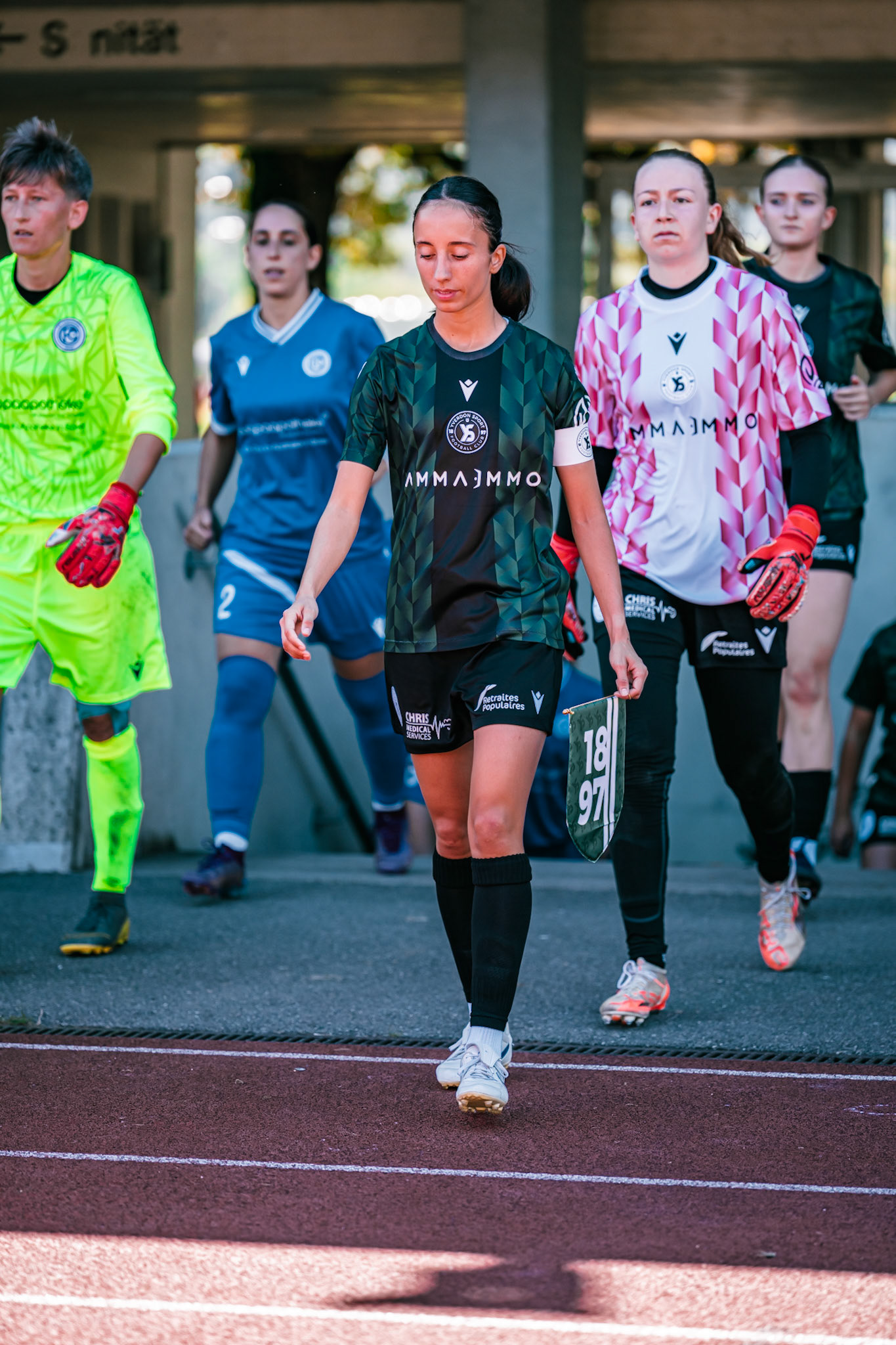 Match AXA Women’s Cup opposant FC Concordia Basel - Yverdon Sport FC au Sportanlagen St. Jakob. (Christian António/LibsVisuals.com)