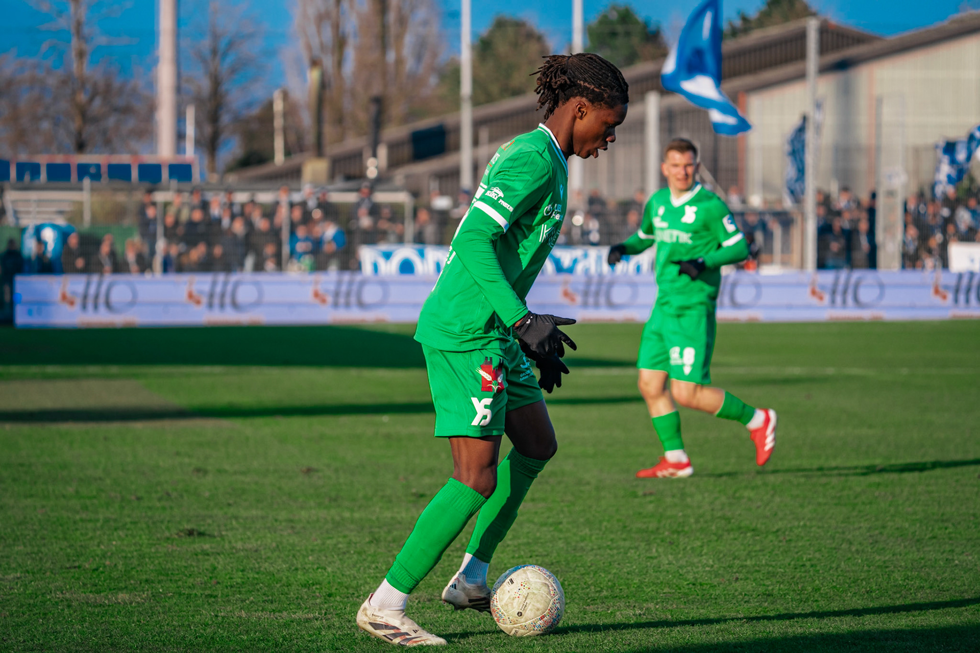 Yverdon Sport FC et FC Luzern au Stade Municipal. (Christian António/LibsVisuals.com)