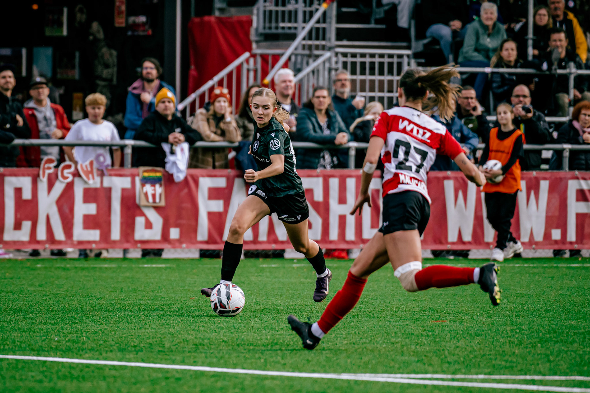 Match de championnat LNB Féminine opposant le FC Winterthur et Yverdon Sport FC au Schützenwiese, Winterthur. (Christian António/LibsVisuals.com)
