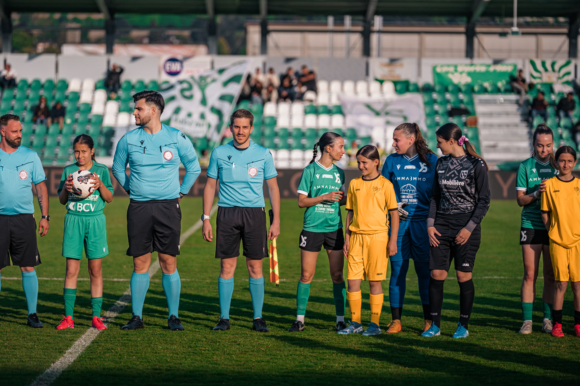 Yverdon Sport FC et Frauenteam Thun Berner-Oberland au Stade Municipal. (Christian António/LibsVisuals.com)