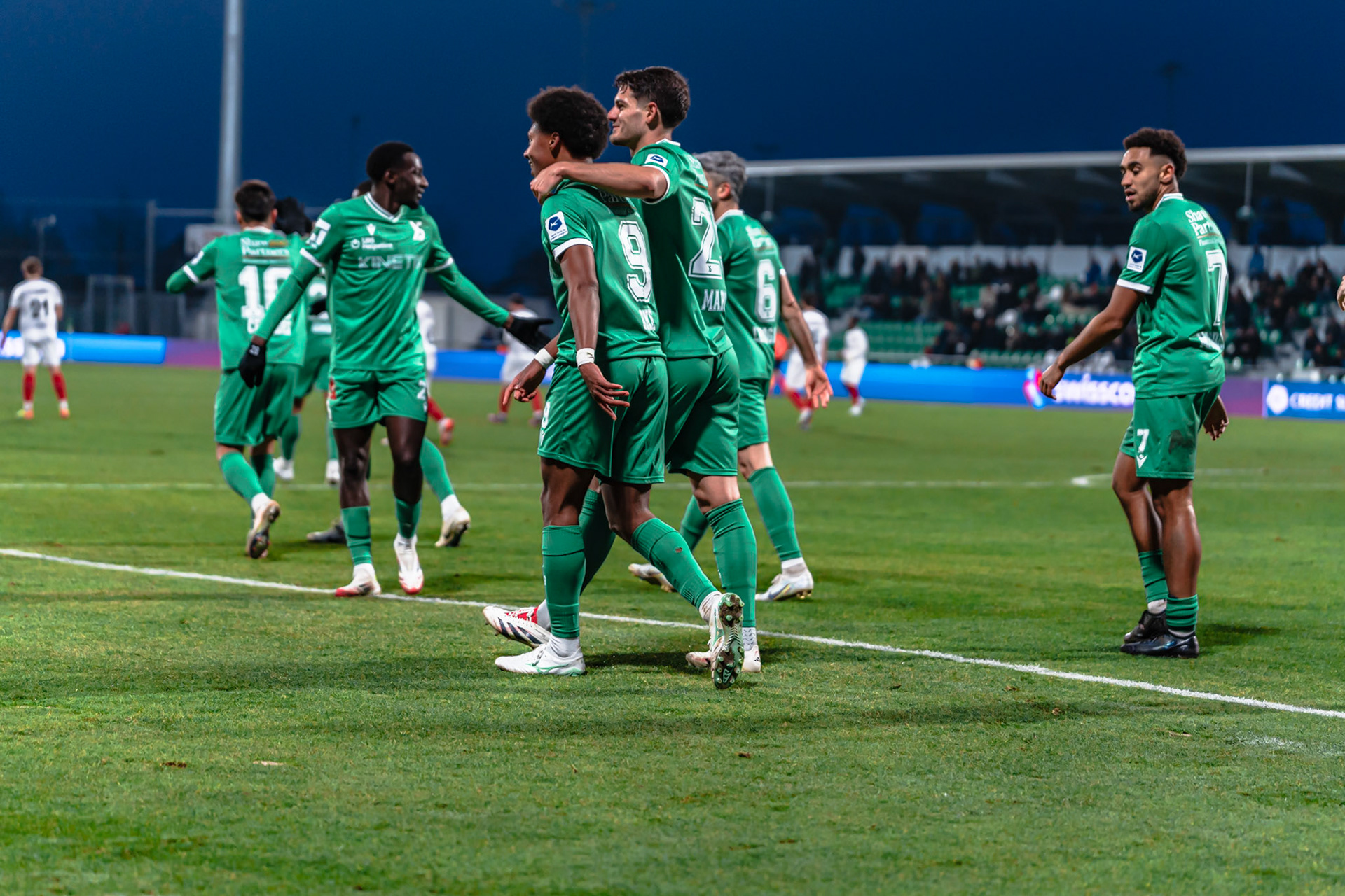 Yverdon Sport FC et FC Winterthur au Stade Municipal. (Christian António/LibsVisuals.com)