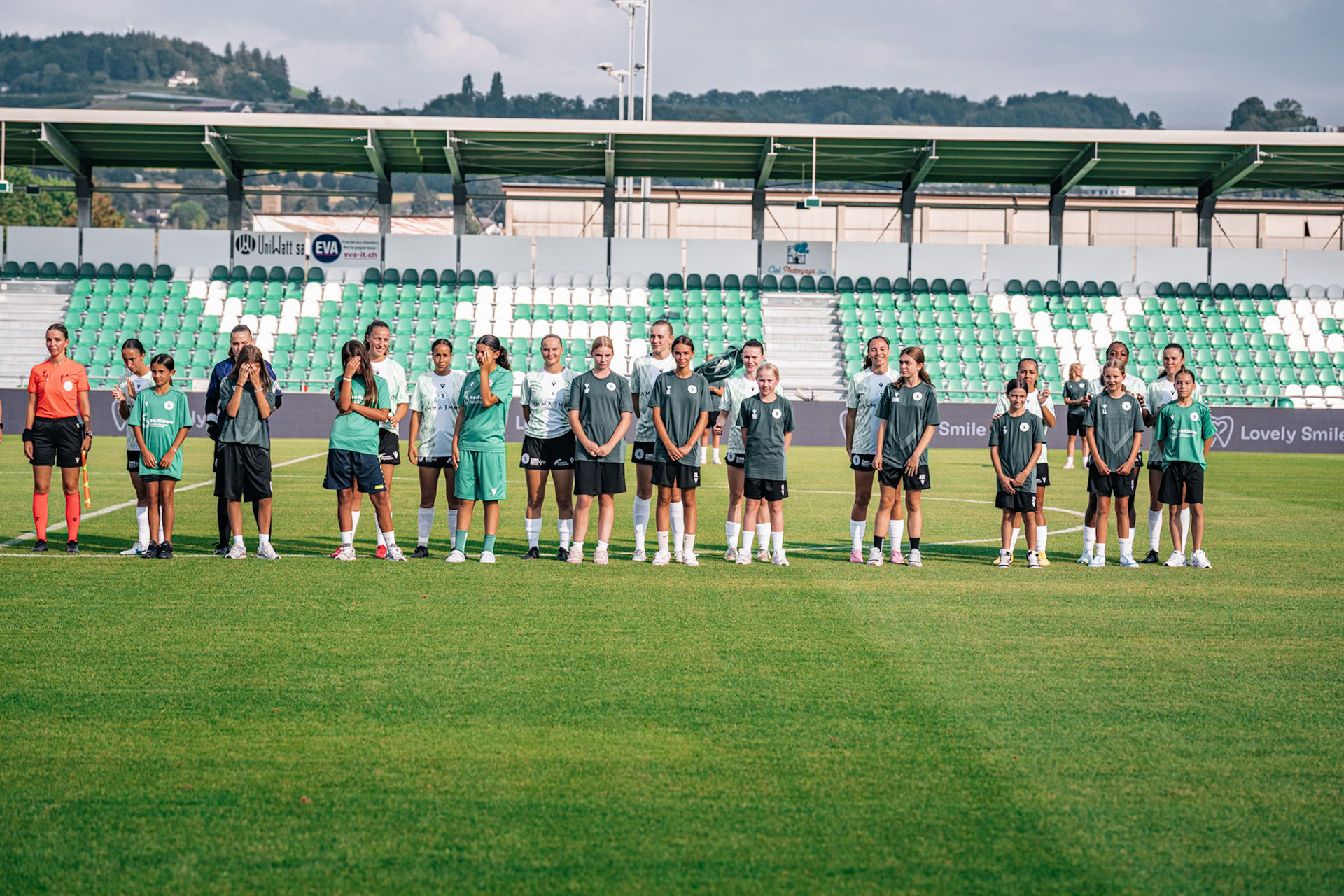 Match championnat opposant Yverdon Sport – FC Wädenswil au Stade Municipal. (Christian António/LibsVisuals.com)
