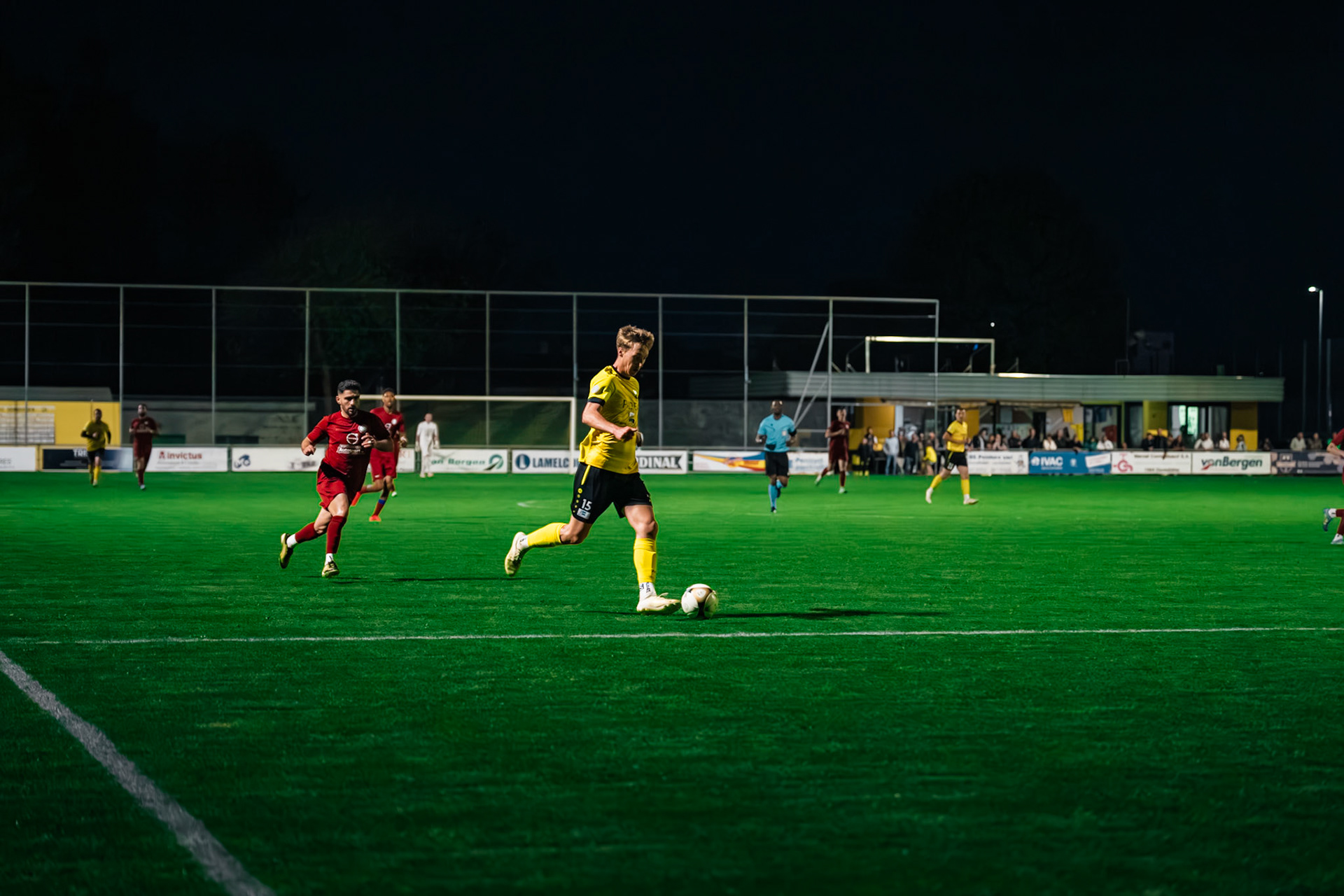FC Domdidier et FC Cugy-Montet-Aumont-Murist I au Stade du Pâquier. (Christian António/LibsVisuals.com)