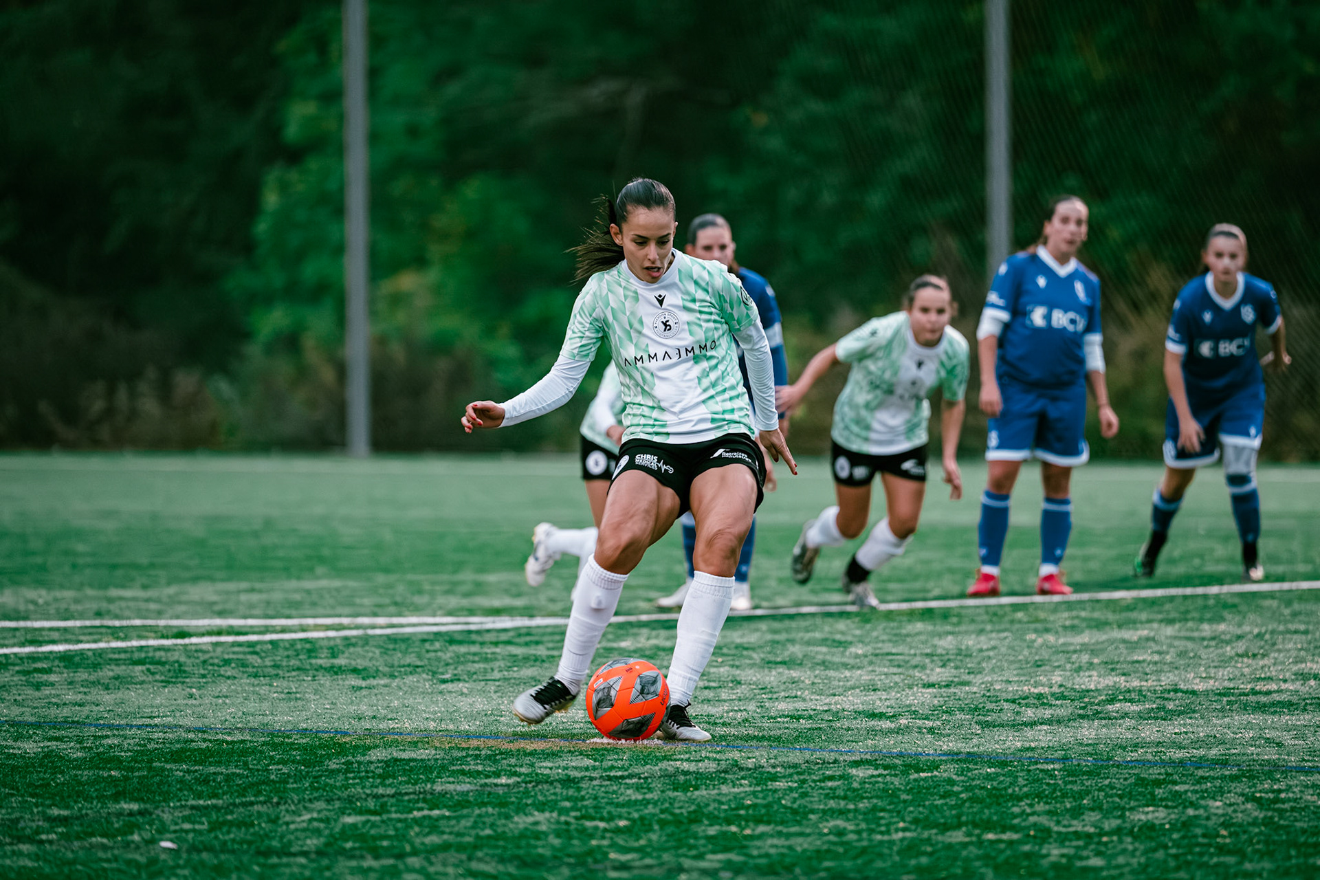 Match AXA Women’s Cup (1/16 de finale) opposant FC Lausanne-Sport et Yverdon Sport FC au Centre sportif de la Tuilière. (Christian António/LibsVisuals.com)