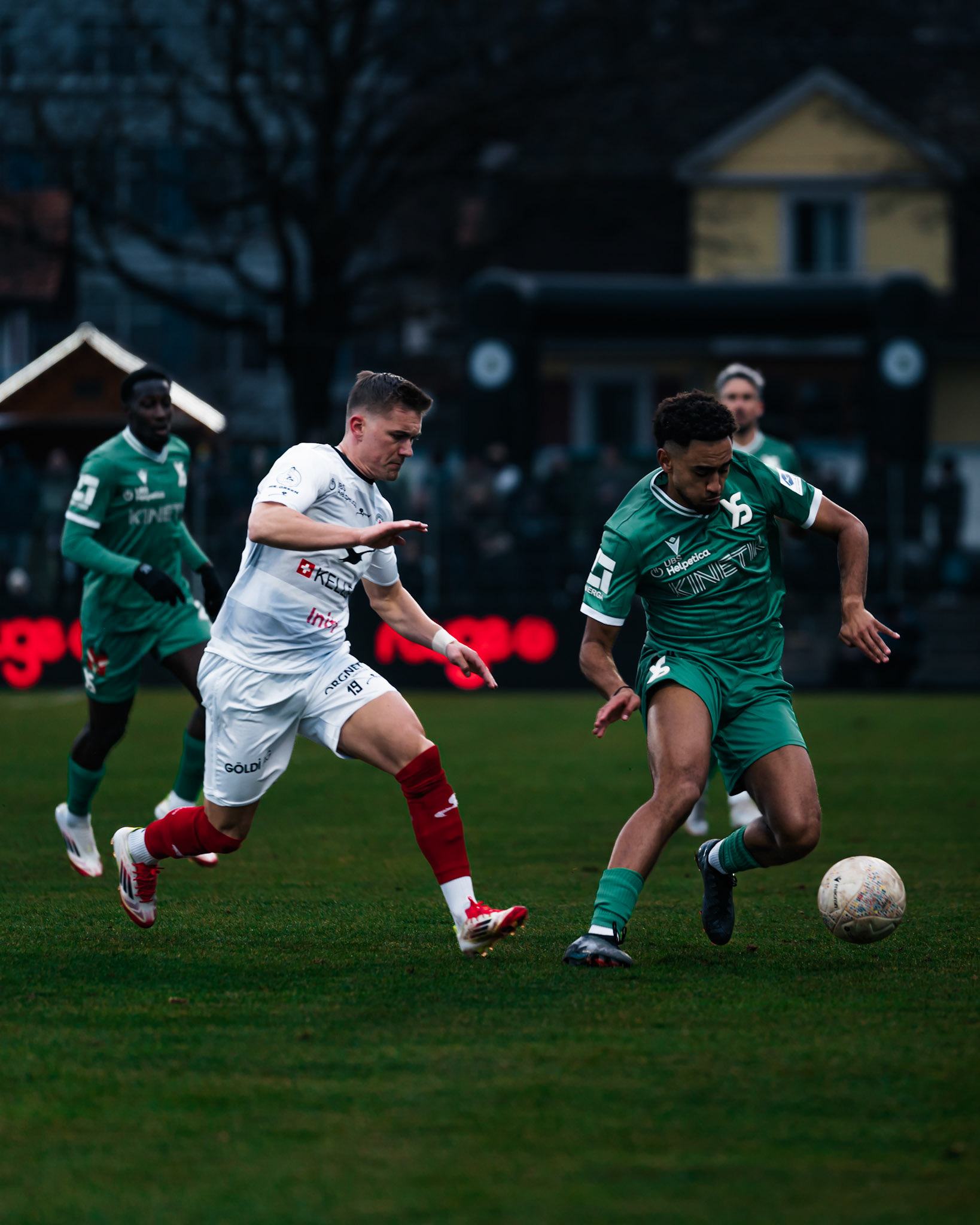 Yverdon Sport FC et FC Winterthur au Stade Municipal. (Christian António/LibsVisuals.com)