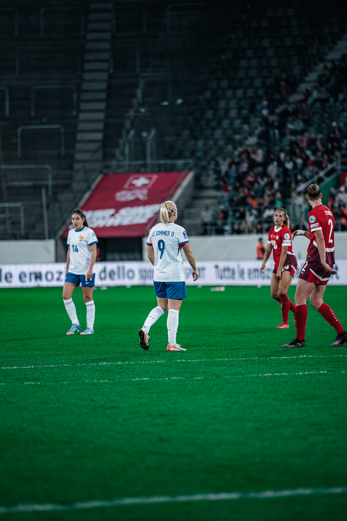 UEFA Women’s Nations League Suisse - France au Kybunpark. (Christian António/LibsVisuals.com)