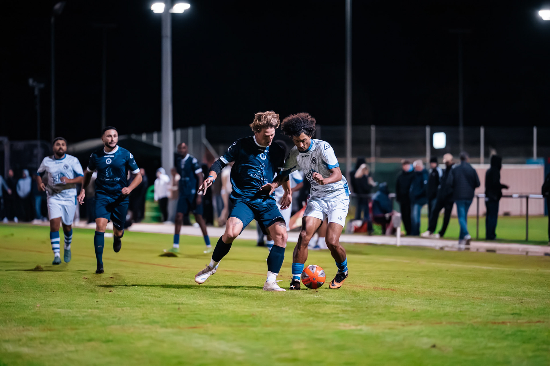 Match de championnat 3e ligue (Groupe 3) opposant le FC Azzurri Yverdon I au FC Bosna Yverdon I, au Stade Municipal, Yverdon. (Christian António/LibsVisuals.com)