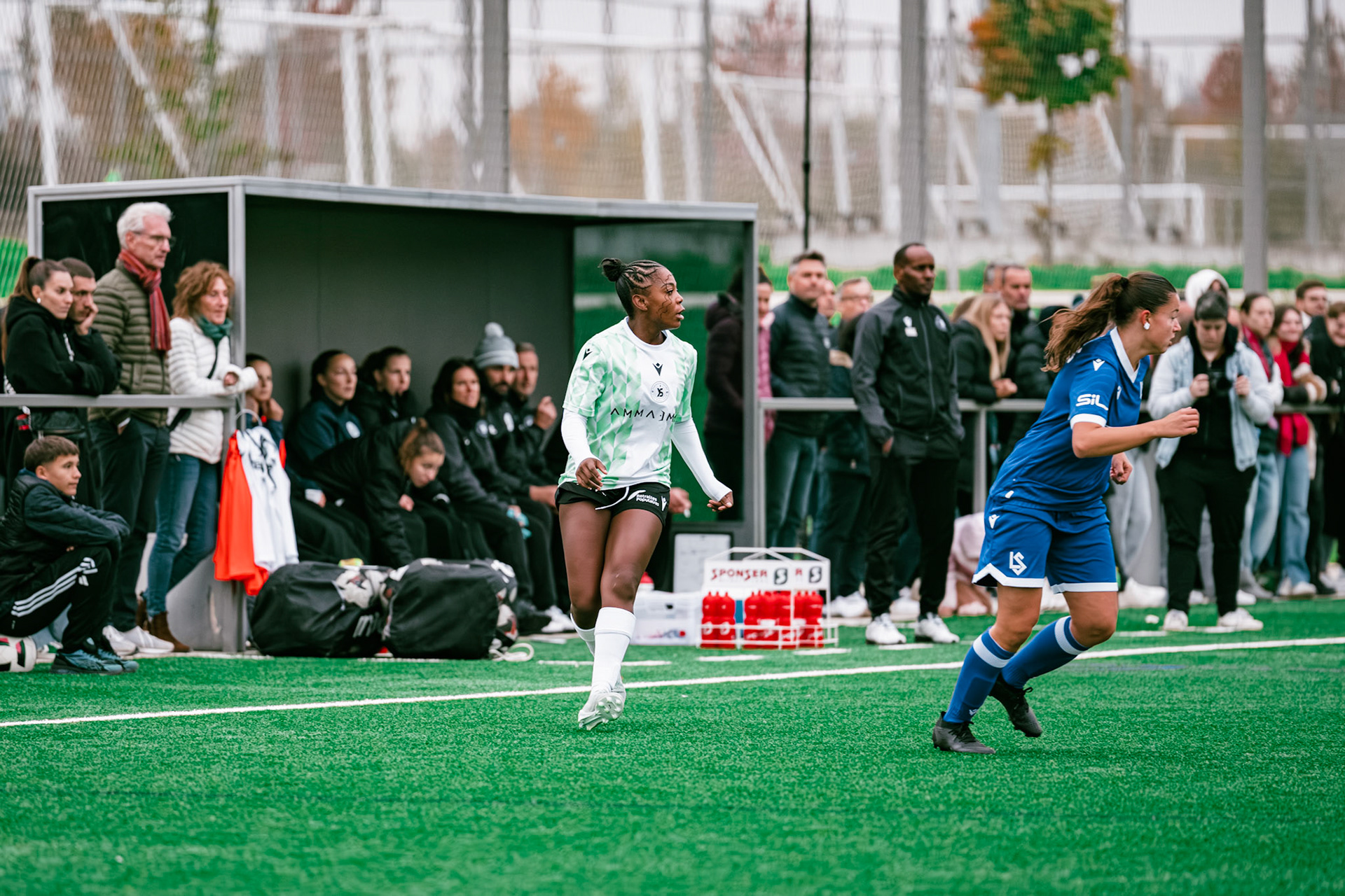 Match AXA Women’s Cup (1/16 de finale) opposant FC Lausanne-Sport et Yverdon Sport FC au Centre sportif de la Tuilière. (Christian António/LibsVisuals.com)