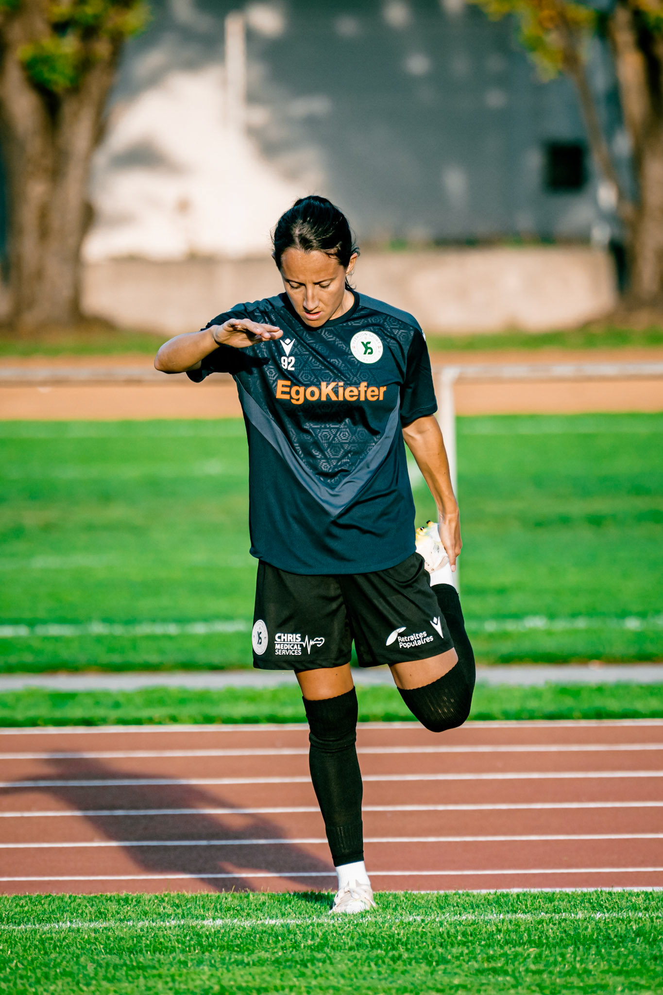 Match de championnat LNB (féminine) opposant le FC Sion Féminin à Yverdon Sport FC à l’Ancien Stand, Sion. (Christian António/LibsVisuals.com)