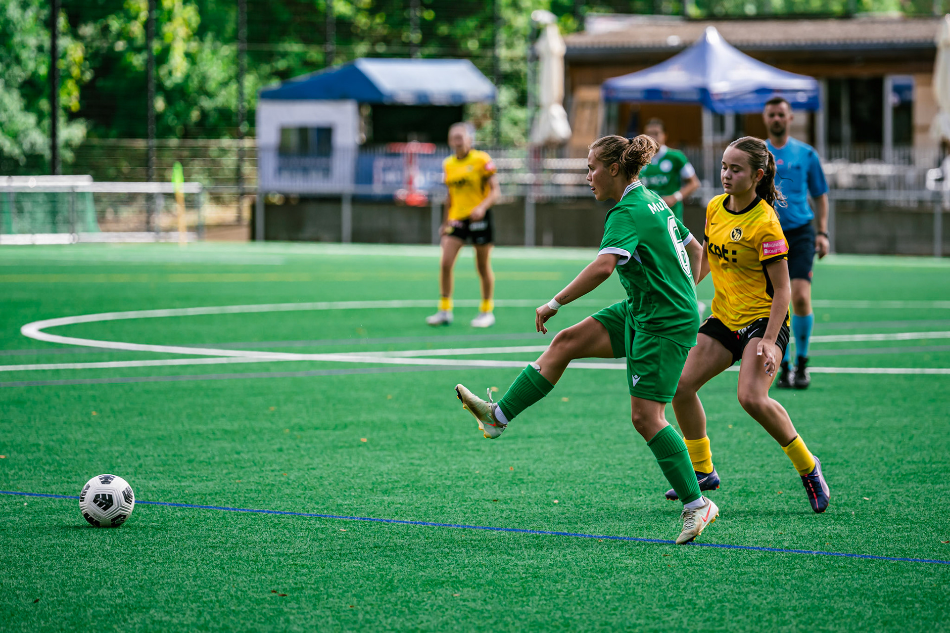 Match championnat opposant BSC YB Frauen U-20 - Yverdon Sport U-20 au Sportplatz Wyler. (Christian António/LibsVisuals.com)