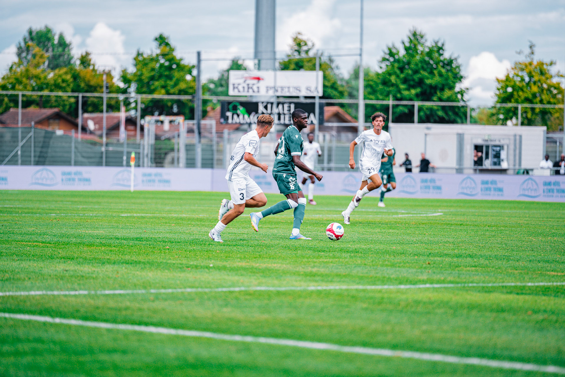 Match opposant Yverdon Sport FC face au Stade Lausanne Ouchy au Stade Municipal. (Christian António/LibsVisuals.com)