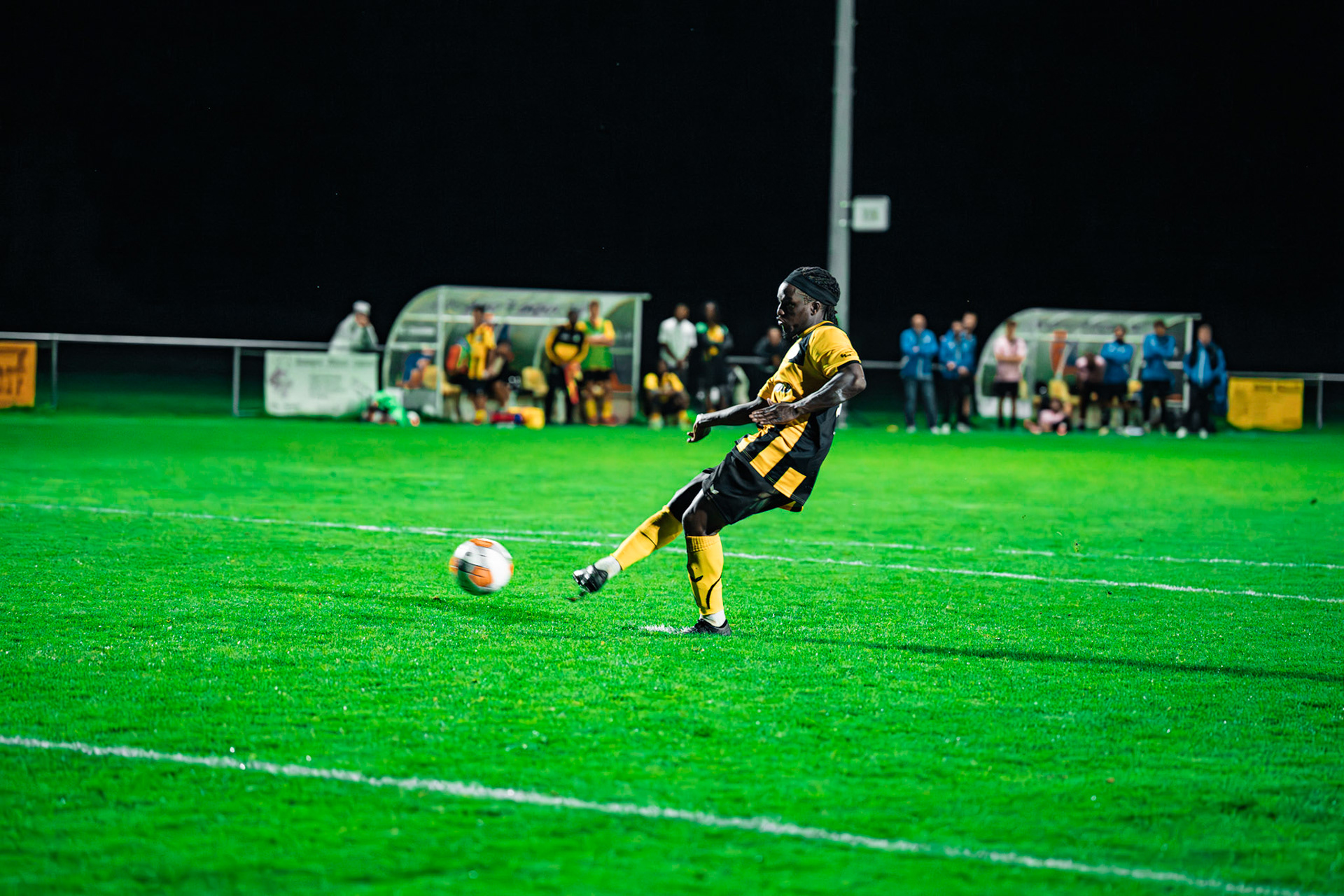 Match BCV Cup opposant FC Corcelles-Payerne I – FC Poliez-Pittet IA à la Place de sports Freybonnaz. (Christian António/LibsVisuals.com)
