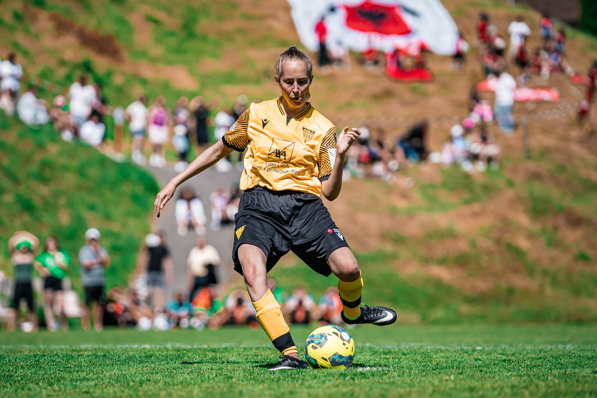 FC Aigle - FC Echallens Région I au Stade des Ruvines. (Christian António/LibsVisuals.com)
