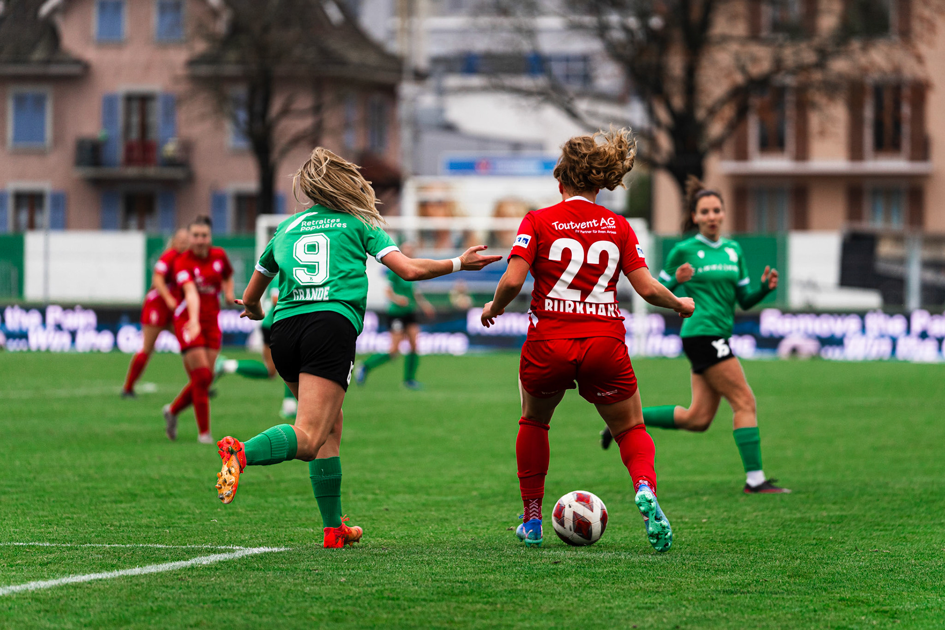 1/8 de finale - AXA coupe suisse Féminine Yverdon Sport FC - Frauenteam Thun Berner-Oberland