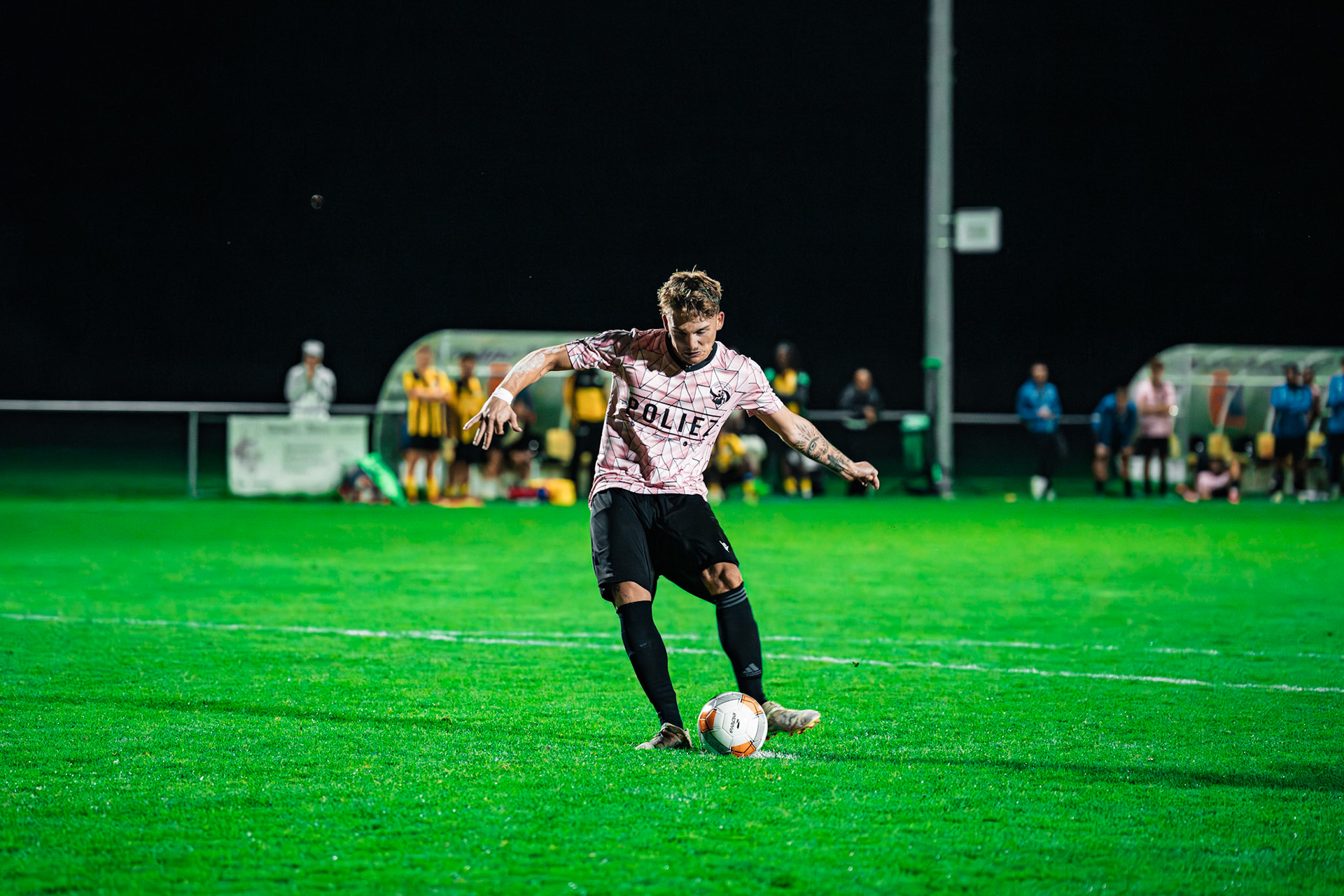 Match BCV Cup opposant FC Corcelles-Payerne I – FC Poliez-Pittet IA à la Place de sports Freybonnaz. (Christian António/LibsVisuals.com)
