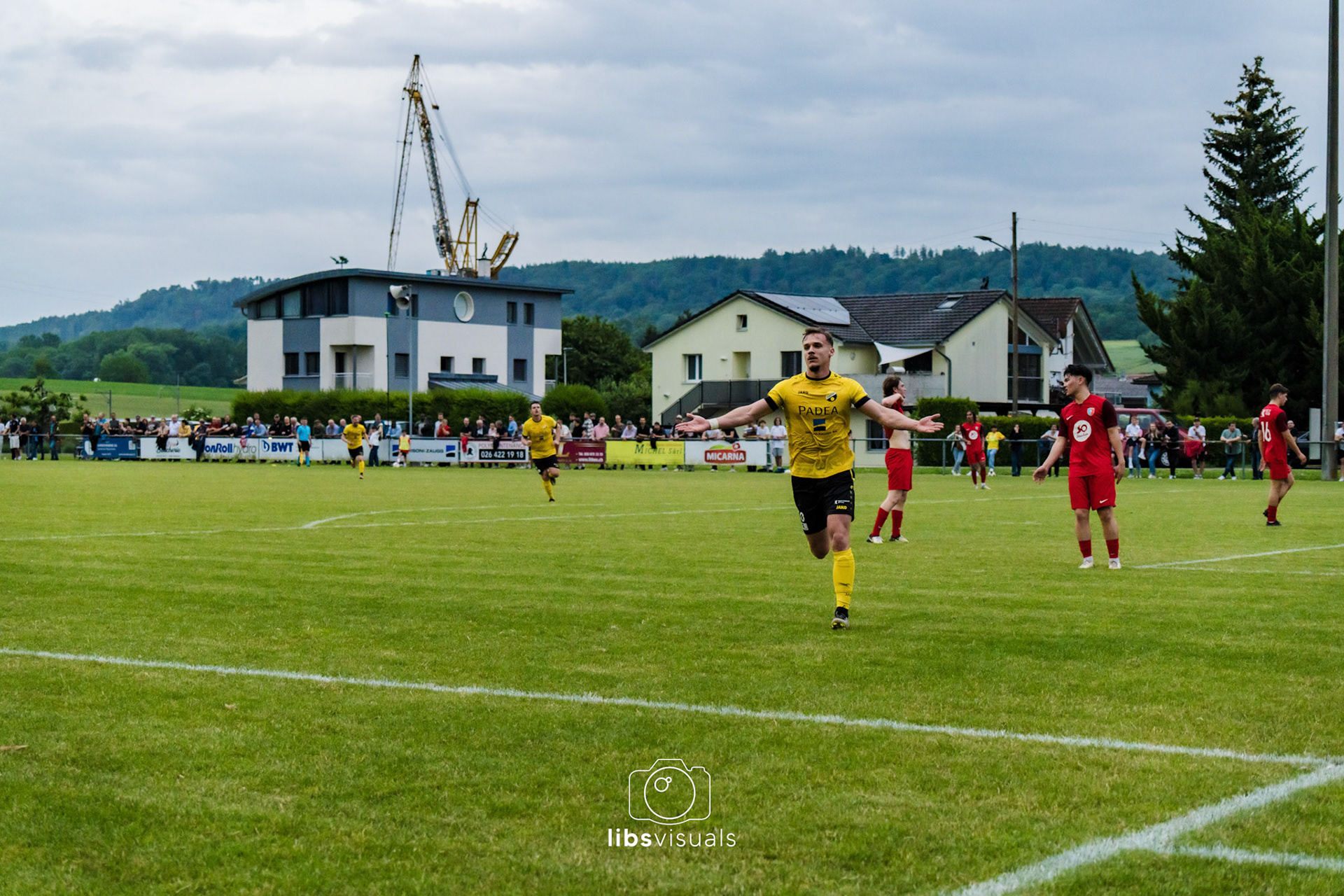 Match de barrage - promotion 3ème ligue FC Domdidier I - FC Richemond I au Stade du Pâquier  à Domdidier