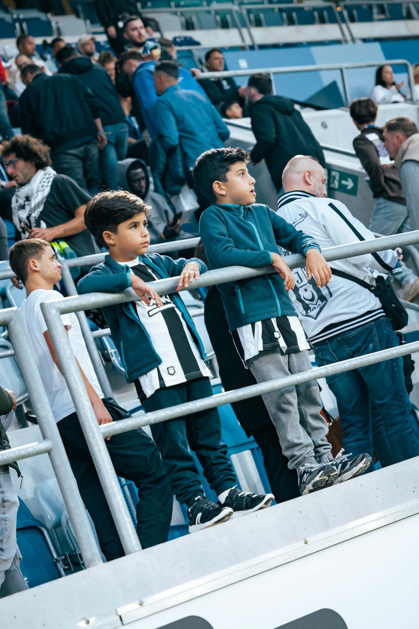 Match aller du tour de barrage de l’UEFA Europa Conference League 2025/26 opposant Lausanne-Sport et le Beşiktaş JK au Stade de la Tuilière. (Christian António/LibsVisuals.com)