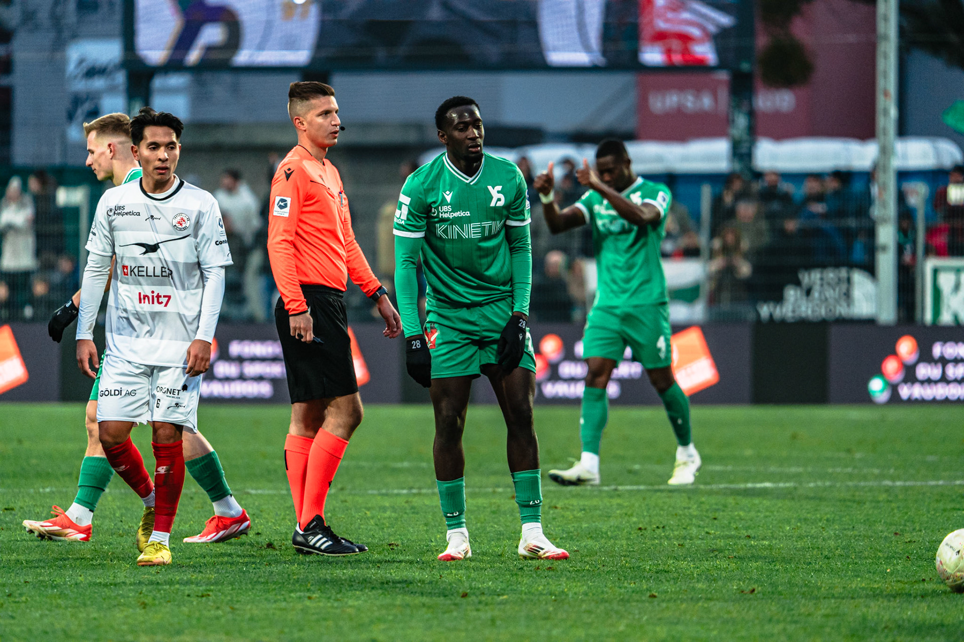 Yverdon Sport FC et FC Winterthur au Stade Municipal. (Christian António/LibsVisuals.com)