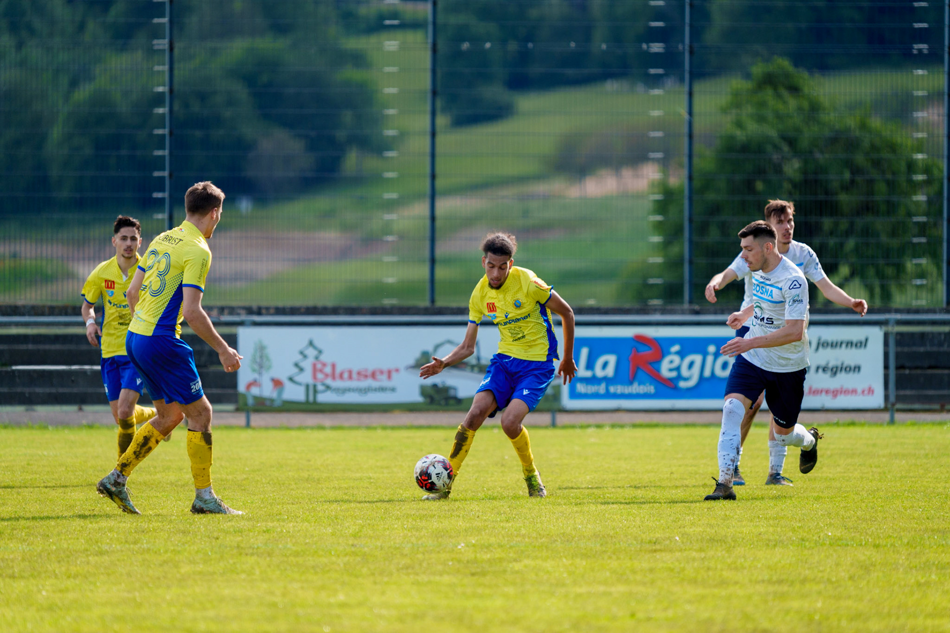 Match 2ème Ligue FC Bosna Yverdon - FC Vevey Sport II au Stade Sous-Ville à Baulmes