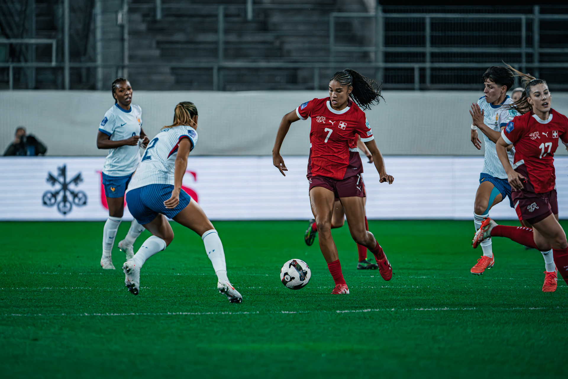 UEFA Women’s Nations League Suisse - France au Kybunpark. (Christian António/LibsVisuals.com)