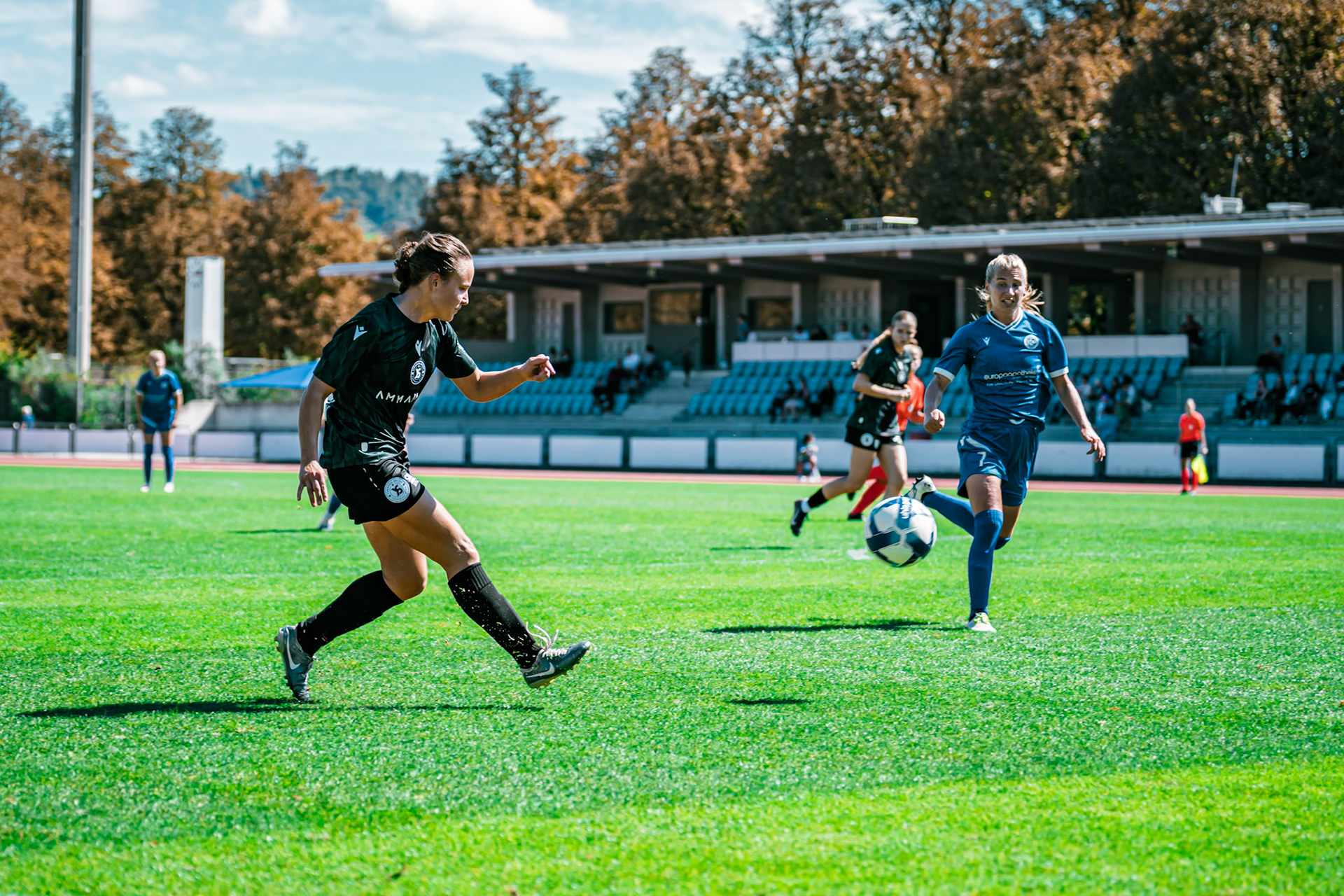 Match AXA Women’s Cup opposant FC Concordia Basel - Yverdon Sport FC au Sportanlagen St. Jakob. (Christian António/LibsVisuals.com)